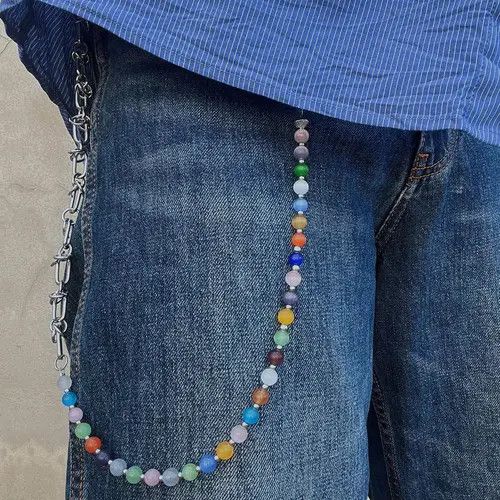 Jewelry 857Y2K Waist Chain – Cat Eye Stone, Spliced Pendant Size ONE SIZE - 1 Thumbnail