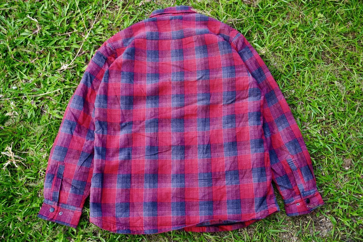 Designer × Japanese Brand × Vintage Japanese brands red plaid sherpa long sleeve shirt Size US M / EU 48-50 / 2 - 3 Thumbnail