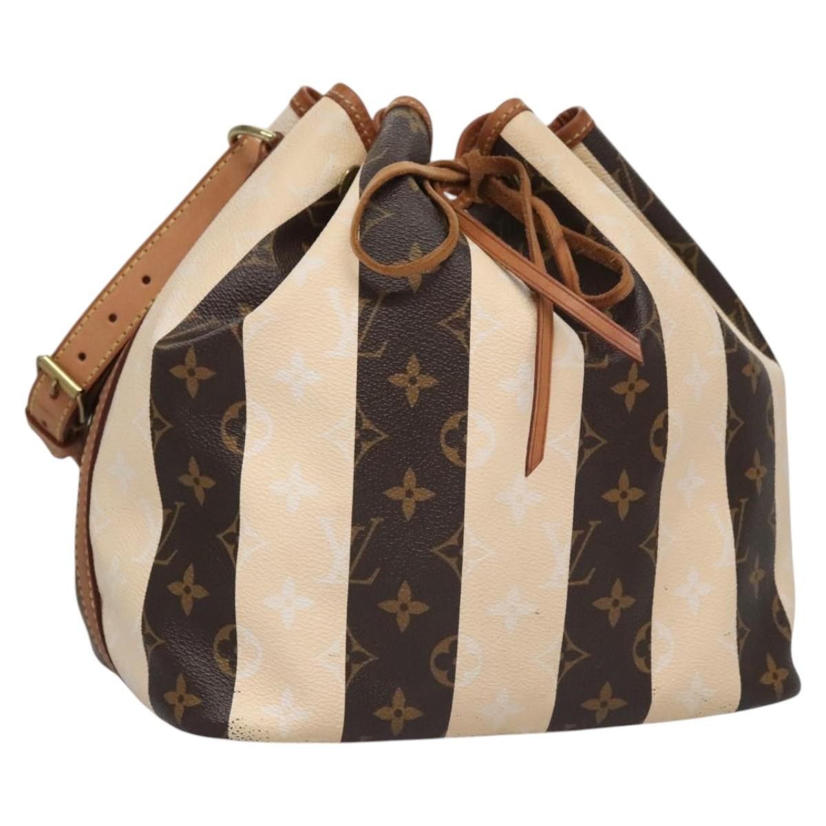 Louis Vuitton Petit Noé Brown Canvas Shoulder Bag (Pre-Owned) Size ONE SIZE - 1 Thumbnail