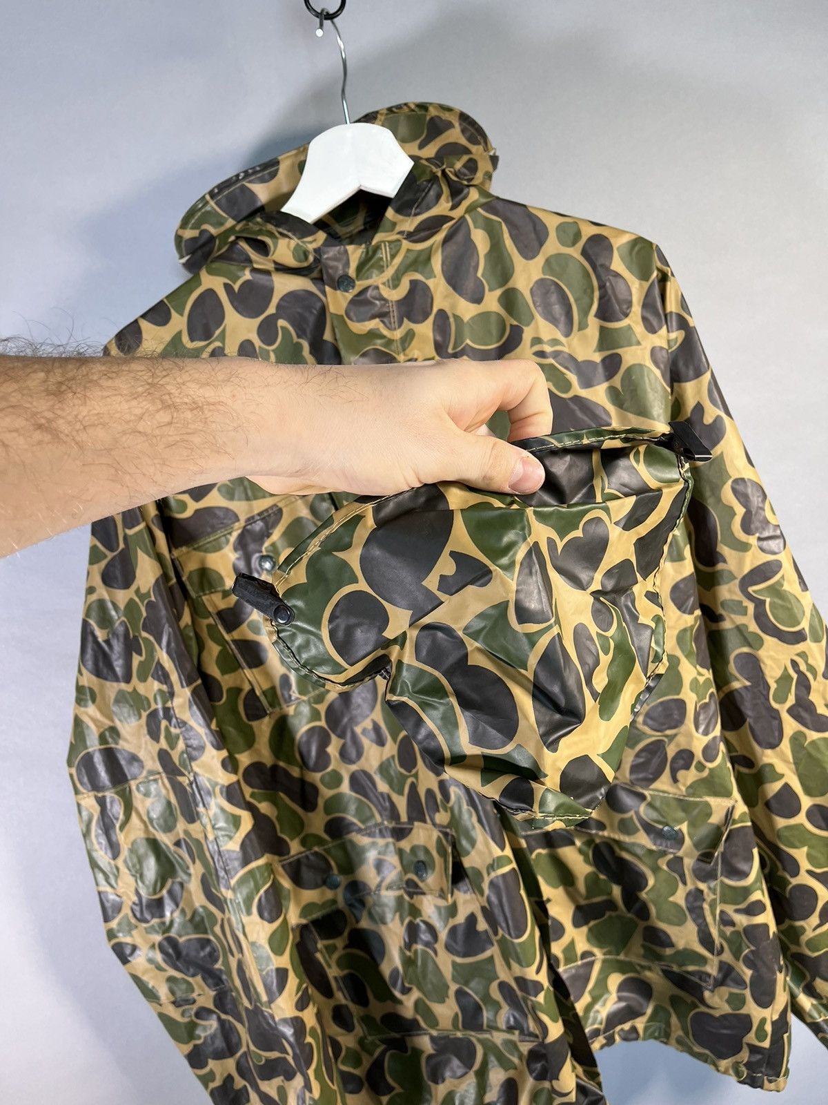 Clearwater Outfitters × Vintage Vintage Duck Camo Light Shell Jacket Size US L / EU 52-54 / 3 - 5 Thumbnail