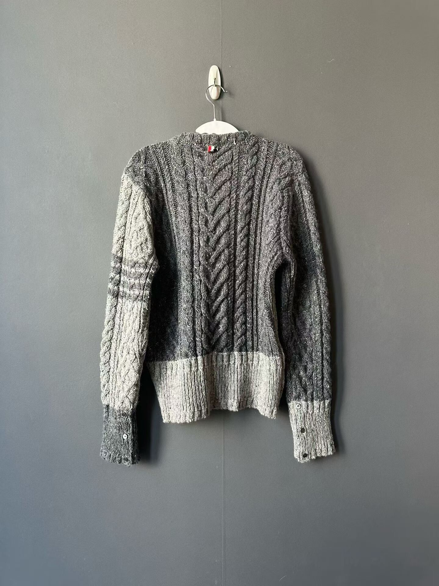 Thom Browne thom browne color-blocked knit sweater Size US M / EU 48-50 / 2 - 2 Thumbnail