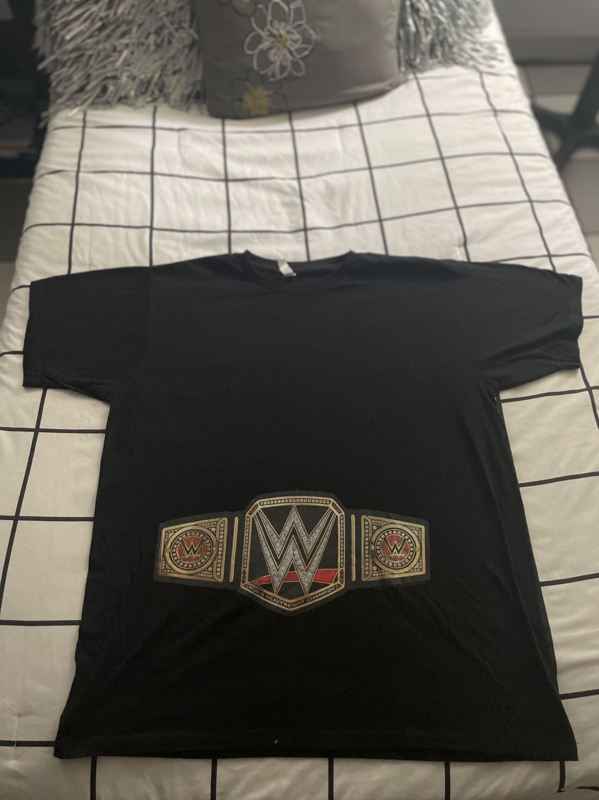 WWE WWE belt t shirt Size US XL / EU 56 / 4 - 1 Thumbnail
