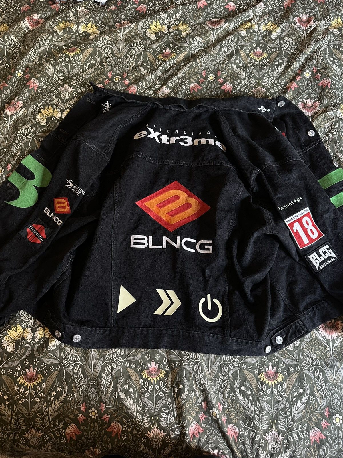 Balenciaga Balenciaga gamer denim jacket Size US XL / EU 56 / 4 - 3 Thumbnail