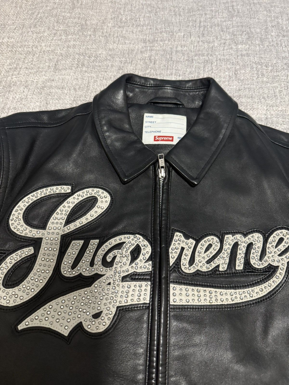 Supreme Supreme uptown studded leather jacket black new with tag Size US M / EU 48-50 / 2 - 2 Thumbnail