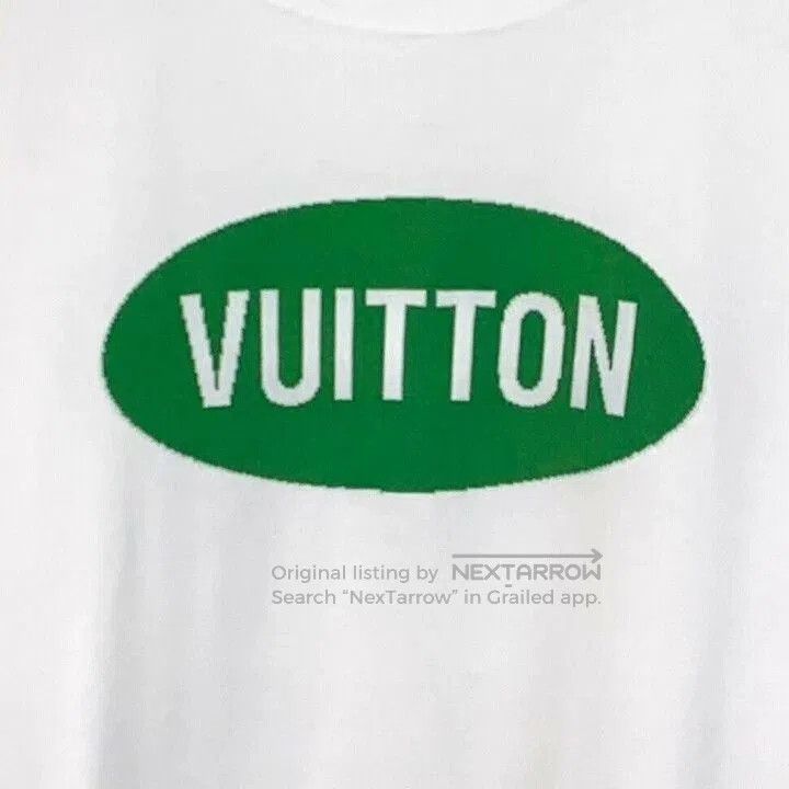 Louis Vuitton Louis Vuitton 2022 White Logo Cotton T. Size US XXL / EU 58 / 5 - 4 Thumbnail