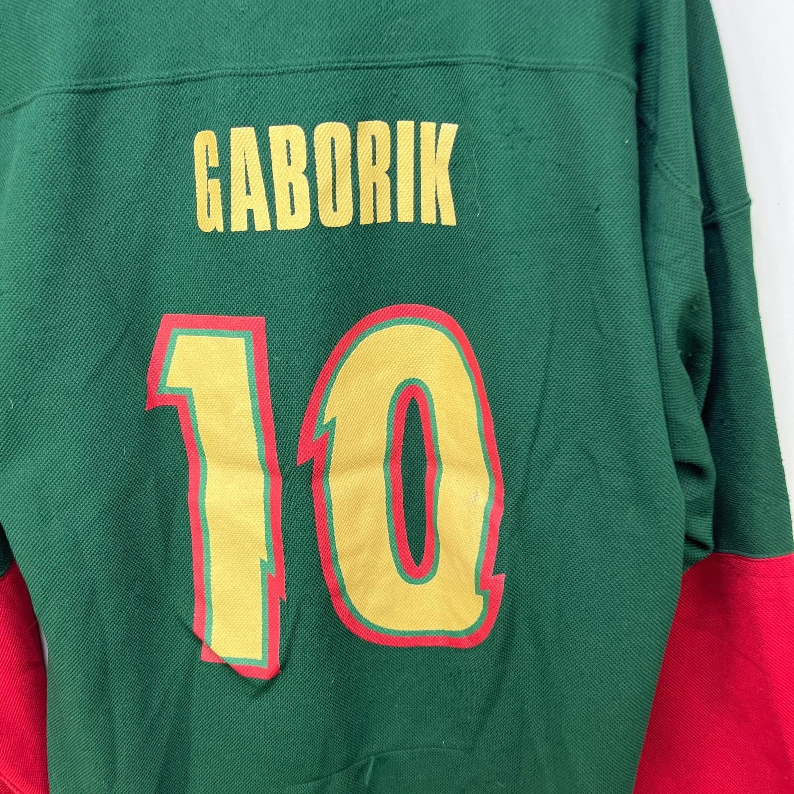 Ccm Vintage Minnesota Wild Hockey Jersey Gaborik XL Size ONE SIZE - 6 Thumbnail
