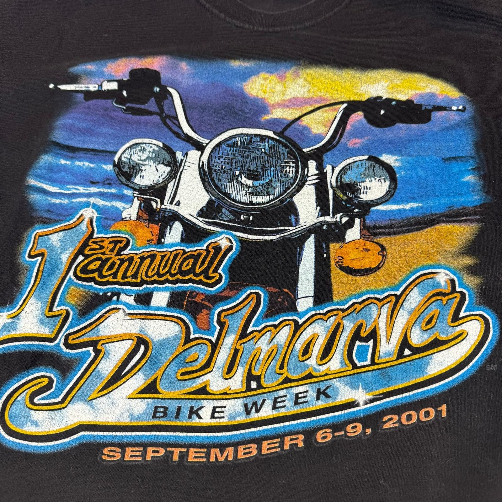 Harley Davidson Vintage Y2K Harley Davidson Delmarva T-Shirt - 2001 Size US L / EU 52-54 / 3 - 3 Thumbnail