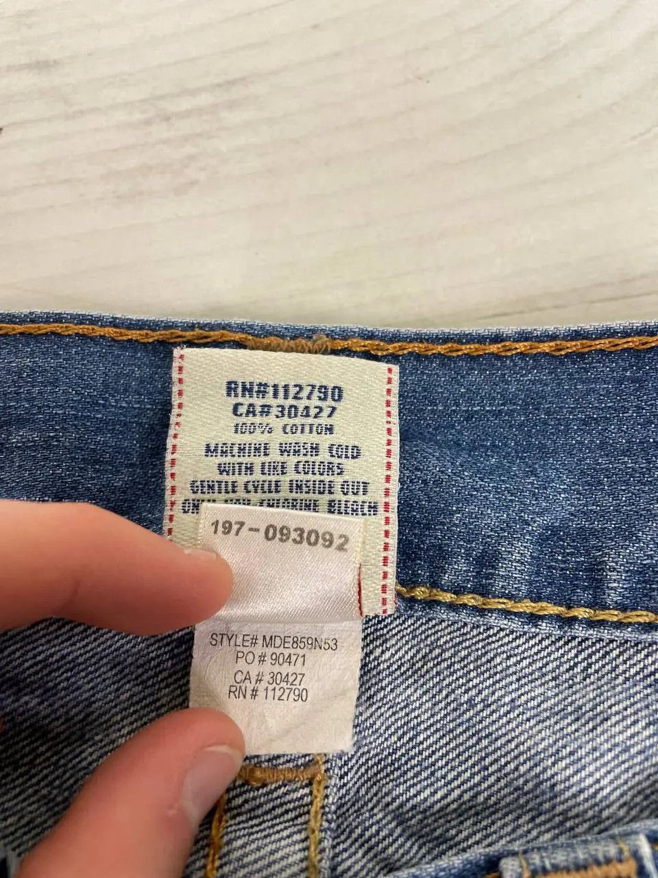 True Religion Vintage True Religion Straight Denim Jeans Baggy Japan Size US 29 - 11 Thumbnail