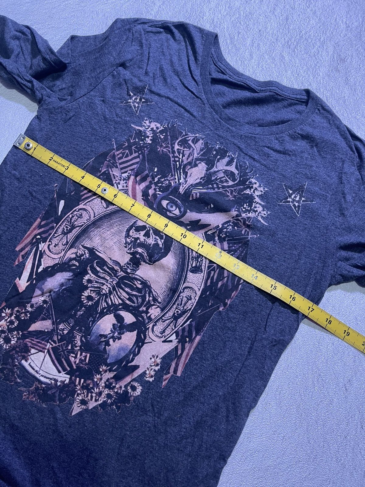 Japanese Brand Y2K long sleeve tshirt big skull punk style Size US M / EU 48-50 / 2 - 7 Thumbnail