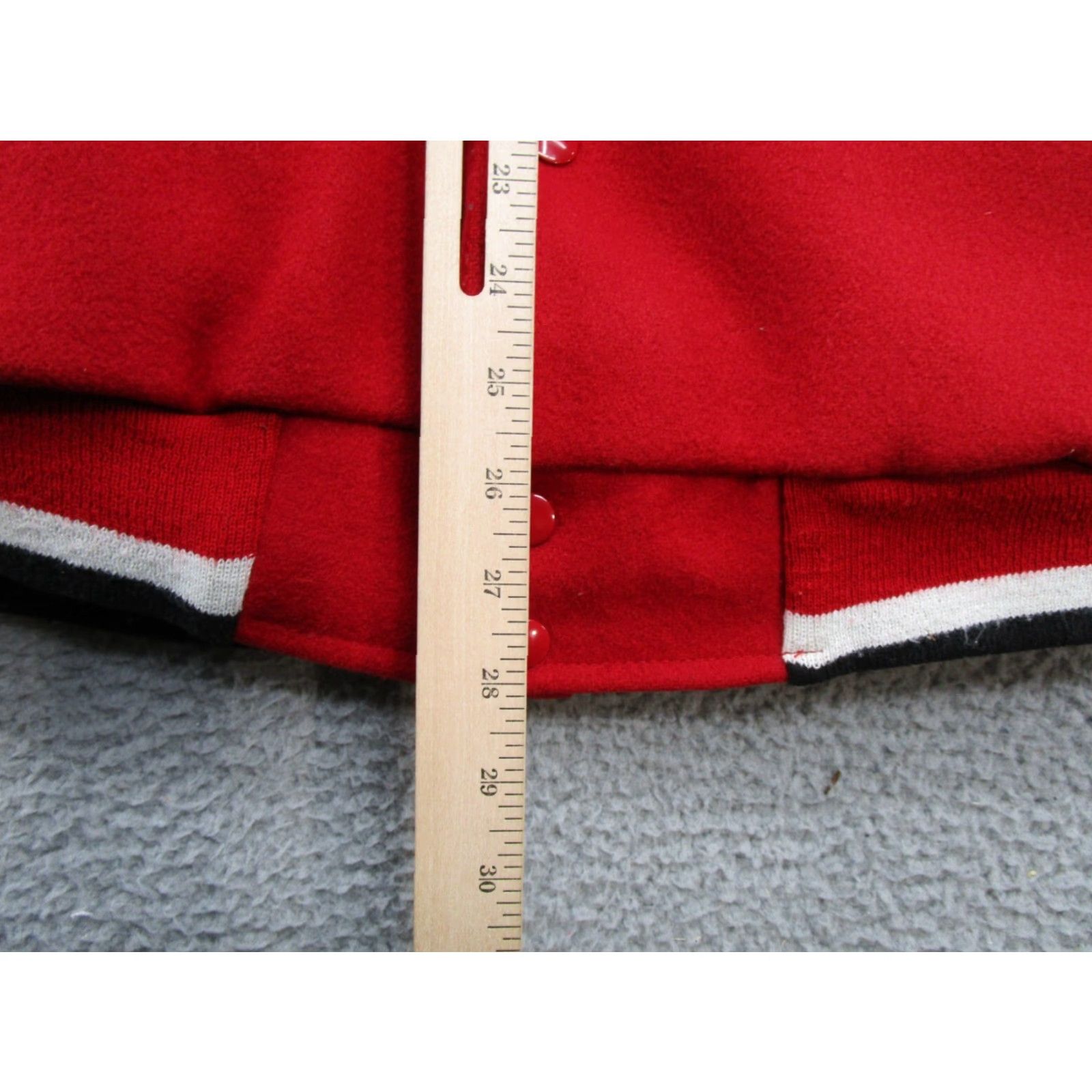 Vintage VTG Auburn Sportswear Harley Patch Varsity Wool Jacket USA Made Read Size US L / EU 52-54 / 3 - 6 Thumbnail