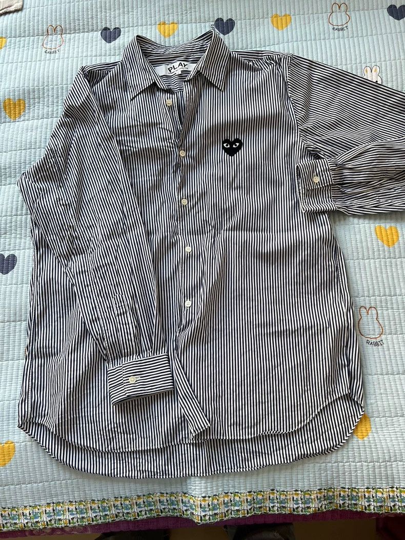 Comme des Garcons Comme Des Garcons Little Black Heart Shirt Size L / US 10 / IT 46 - 1 Thumbnail