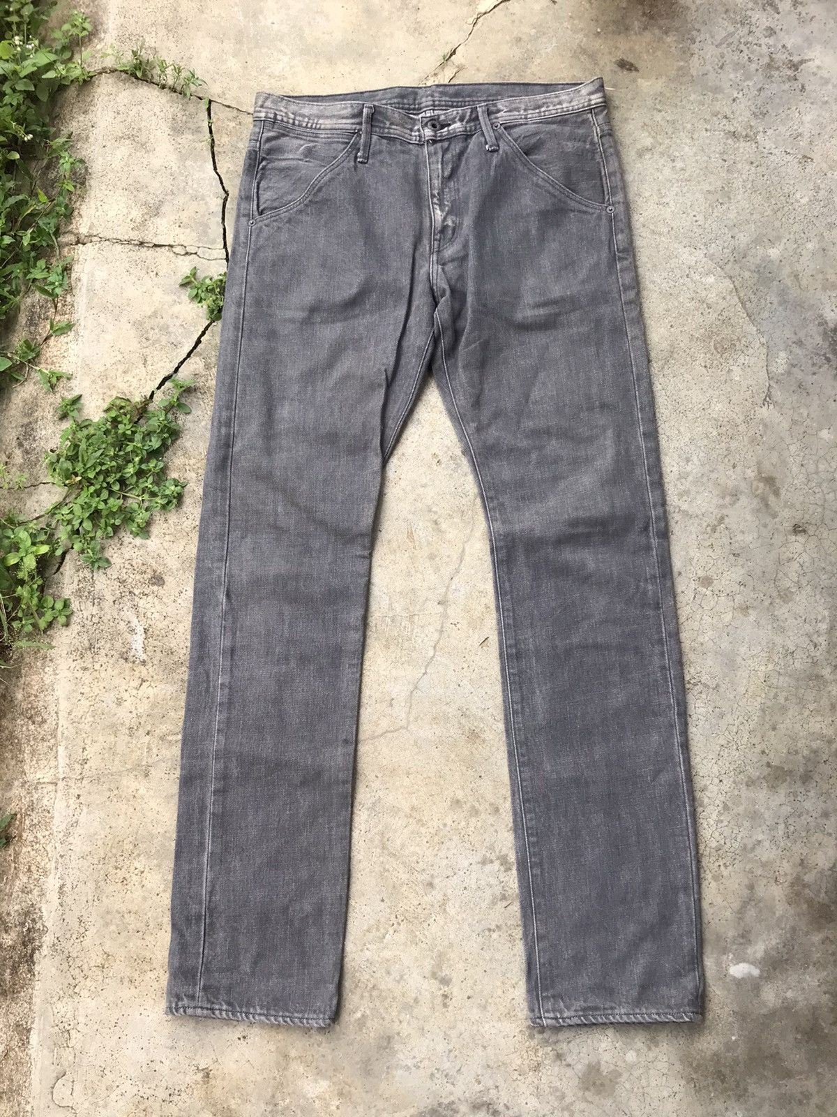 image of Archival Clothing x Journal Standard Denime in Grey, Men's (Size 34)
