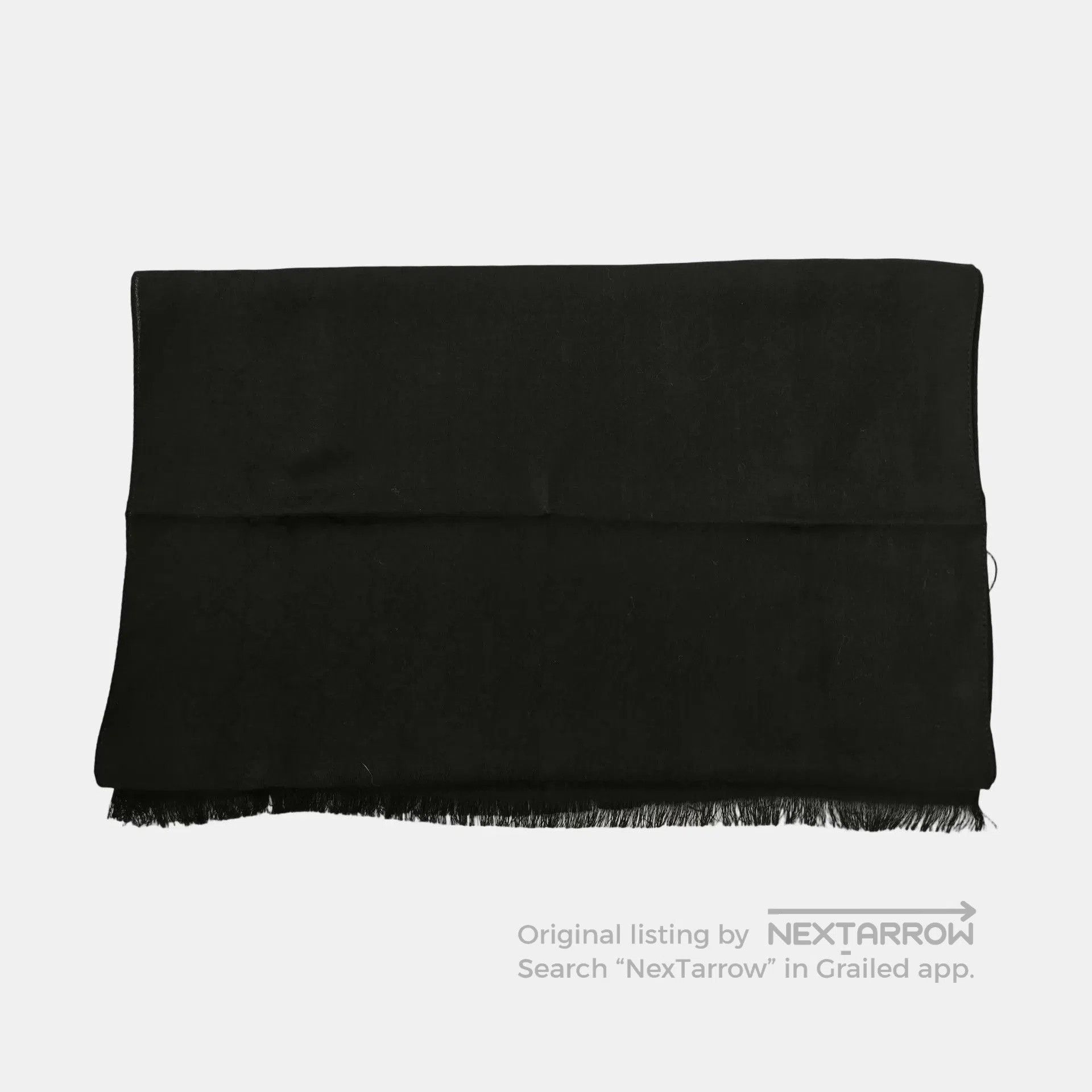 Gucci Gucci Black Wool Scarf. Size ONE SIZE - 3 Thumbnail