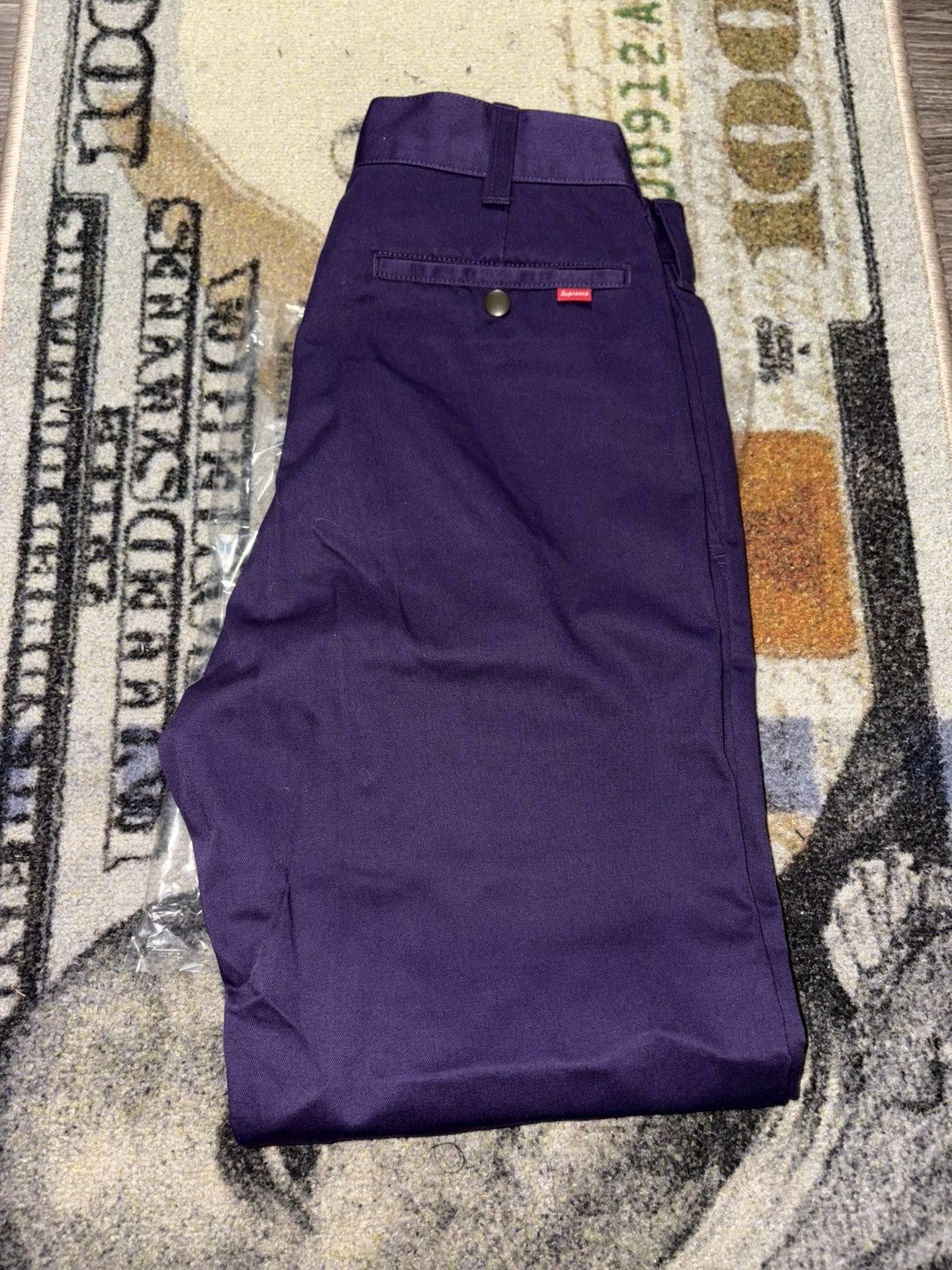 Supreme Supreme Work Pants Purple US 30 Size US 30 / EU 46 - 1 Thumbnail