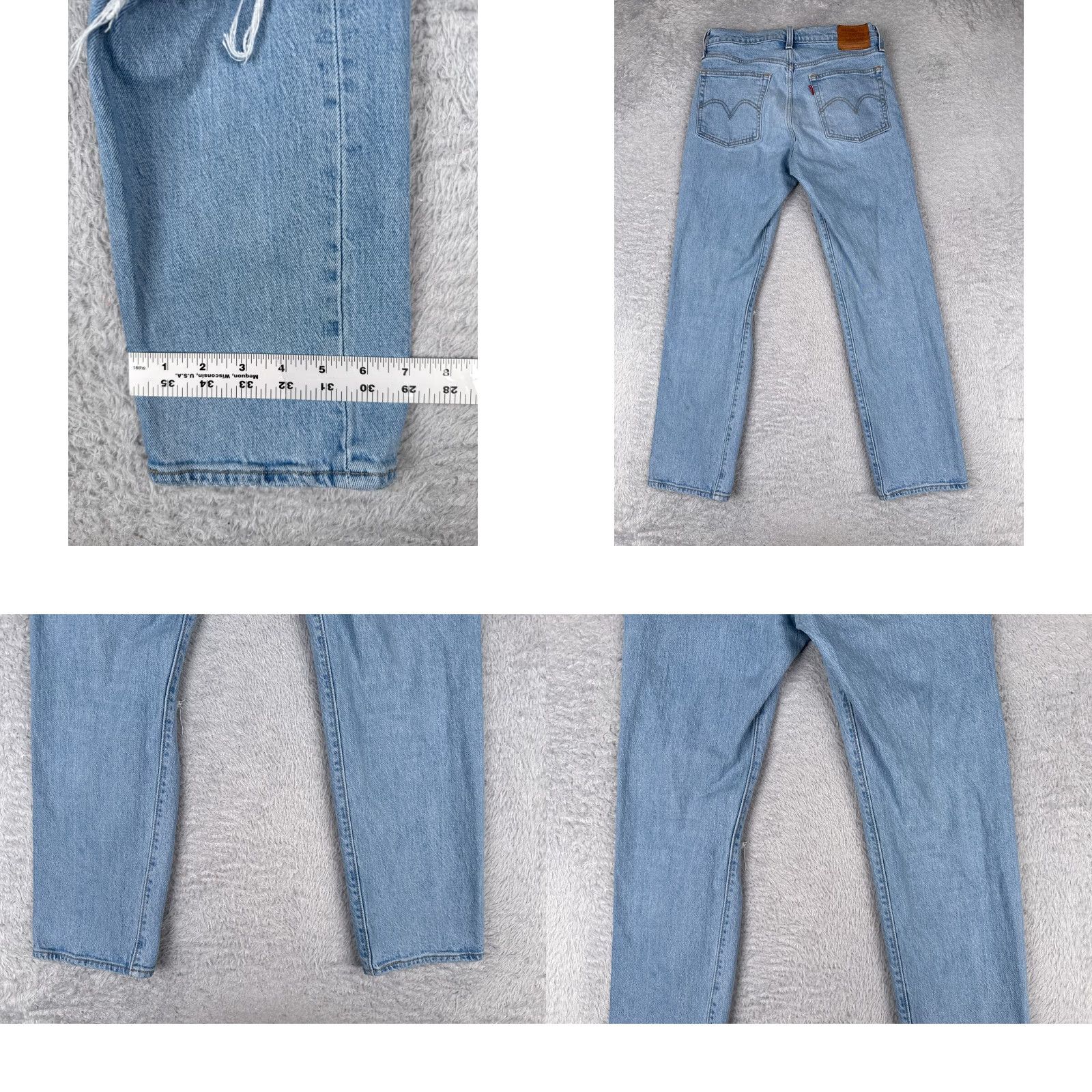 Levi's Levi's Jeans Womens 28 Blue Denim Wedgie Straight Distressed 28x26 Vintage No Size 28" / US 6 / IT 42 - 10 Thumbnail