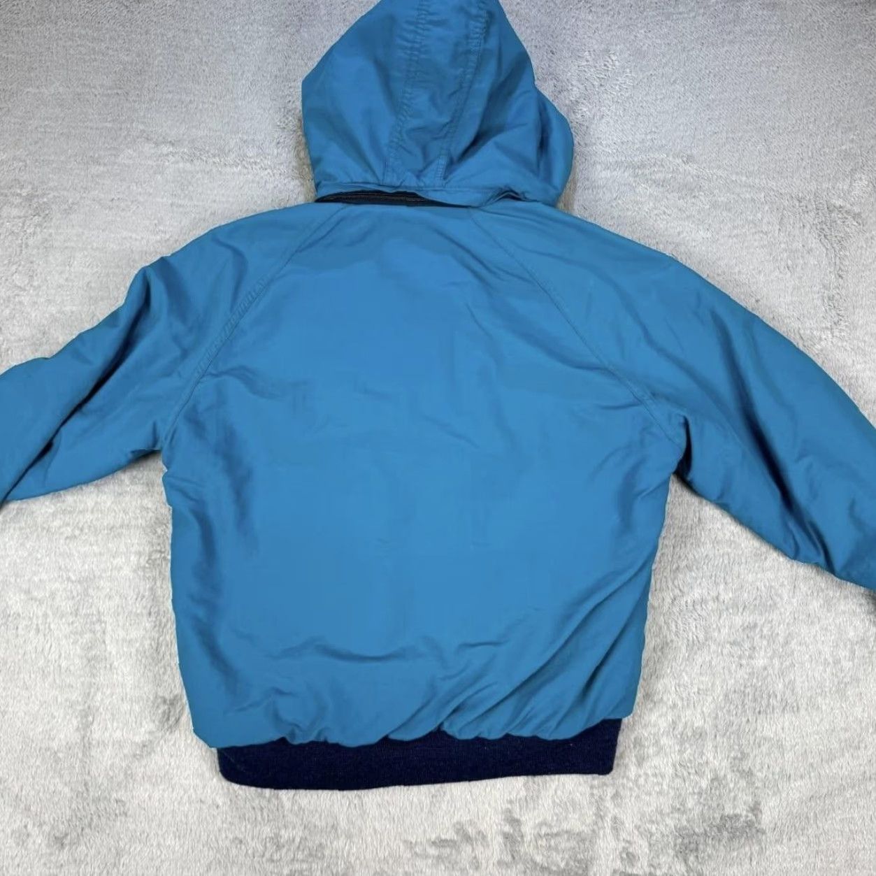 Lands' End VINTAGE Lands' End Jacket Womens Small Blue Hooded Fleece Lined Made in USA 90s Size S / US 4 / IT 40 - 6 Thumbnail