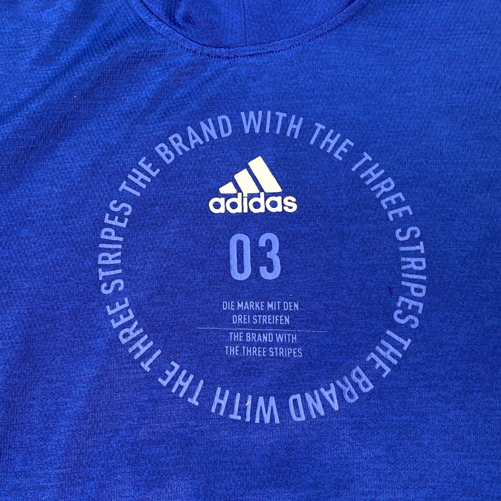 Adidas Adidas Hoodie Mens Medium Blue Climawarm Pullover Athletic Training 03 Circle Size US M / EU 48-50 / 2 - 2 Thumbnail