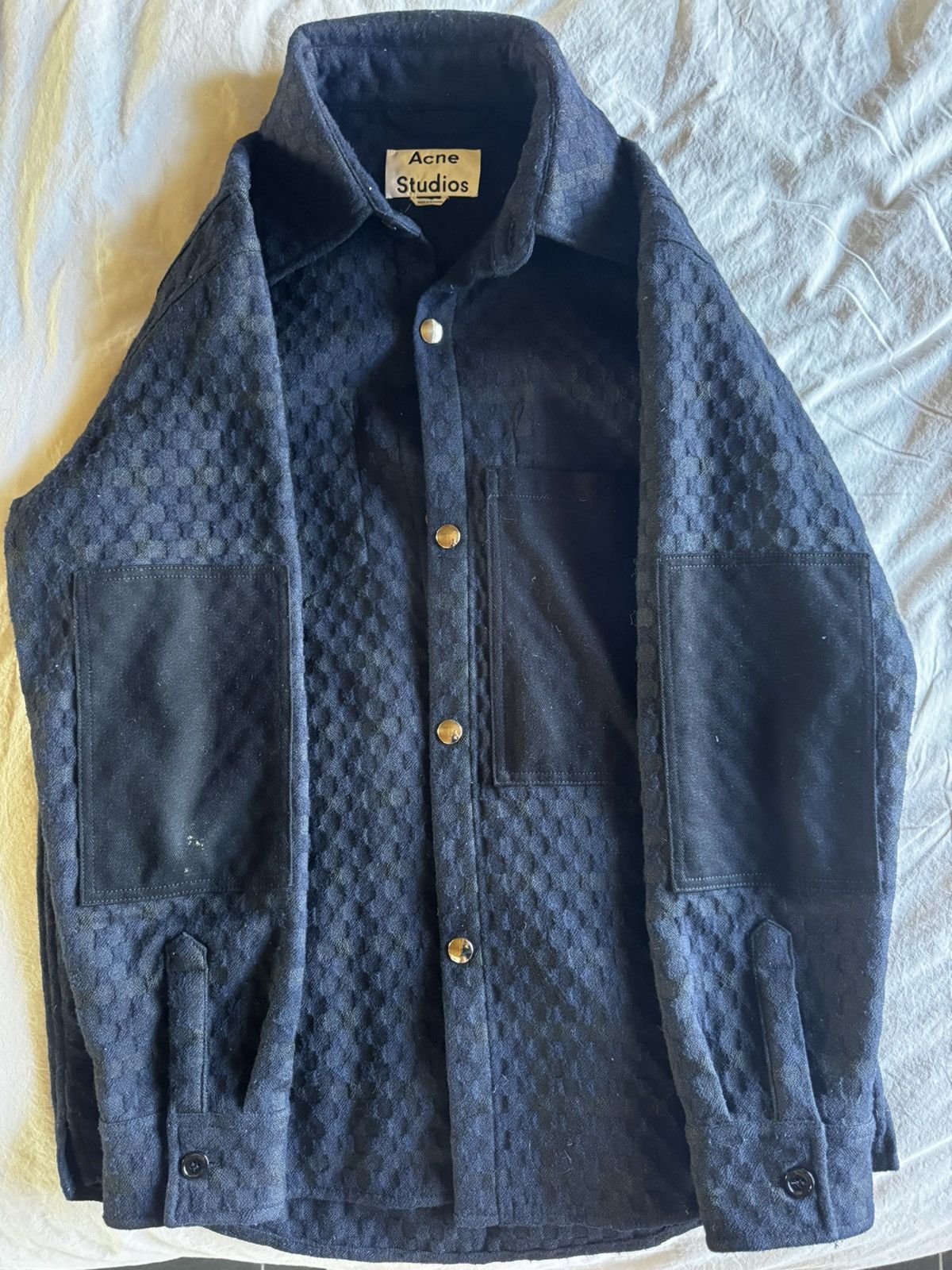 Acne Studios Acne Studios Wool Overshirt Size US M / EU 48-50 / 2 - 2 Thumbnail