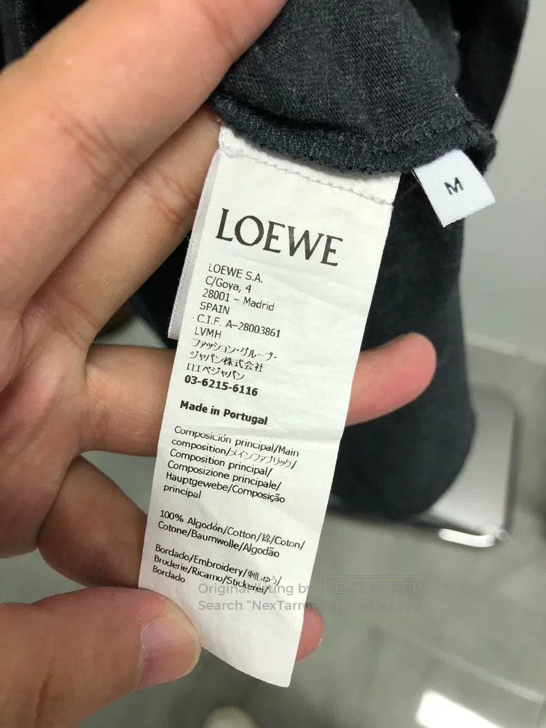 Loewe LOEWE Embroidered letter short-sleeve T-shirt Size M / US 6-8 / IT 42-44 - 4 Thumbnail