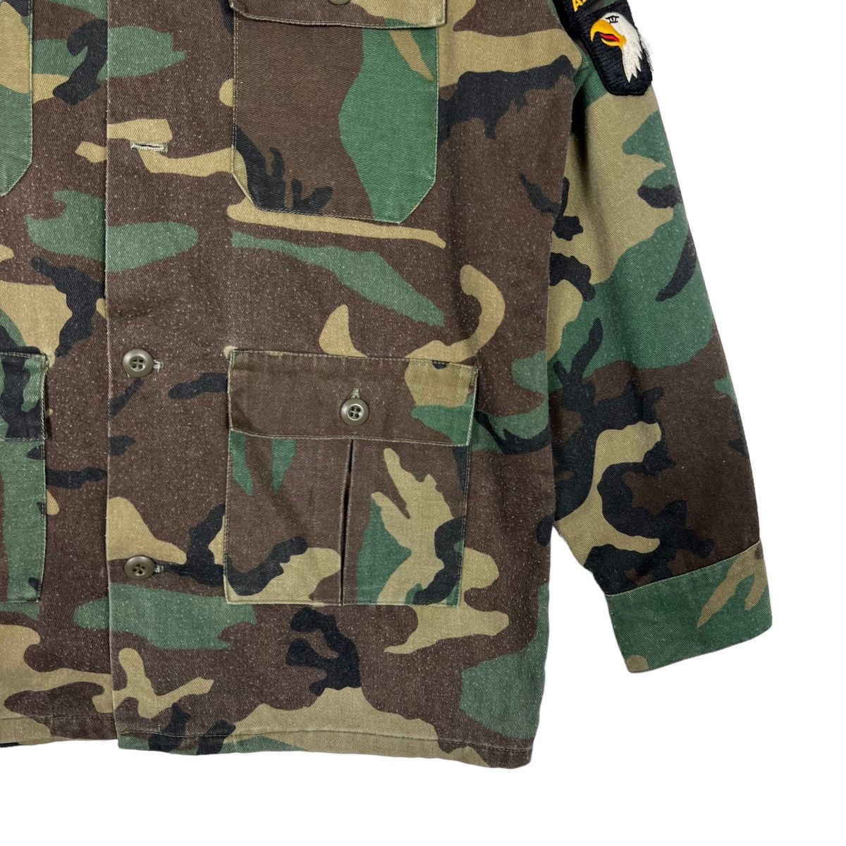 Vintage 🔥 VINTAGE CAMO MILITARY JACKET MADE IN USA Size US M / EU 48-50 / 2 - 5 Thumbnail