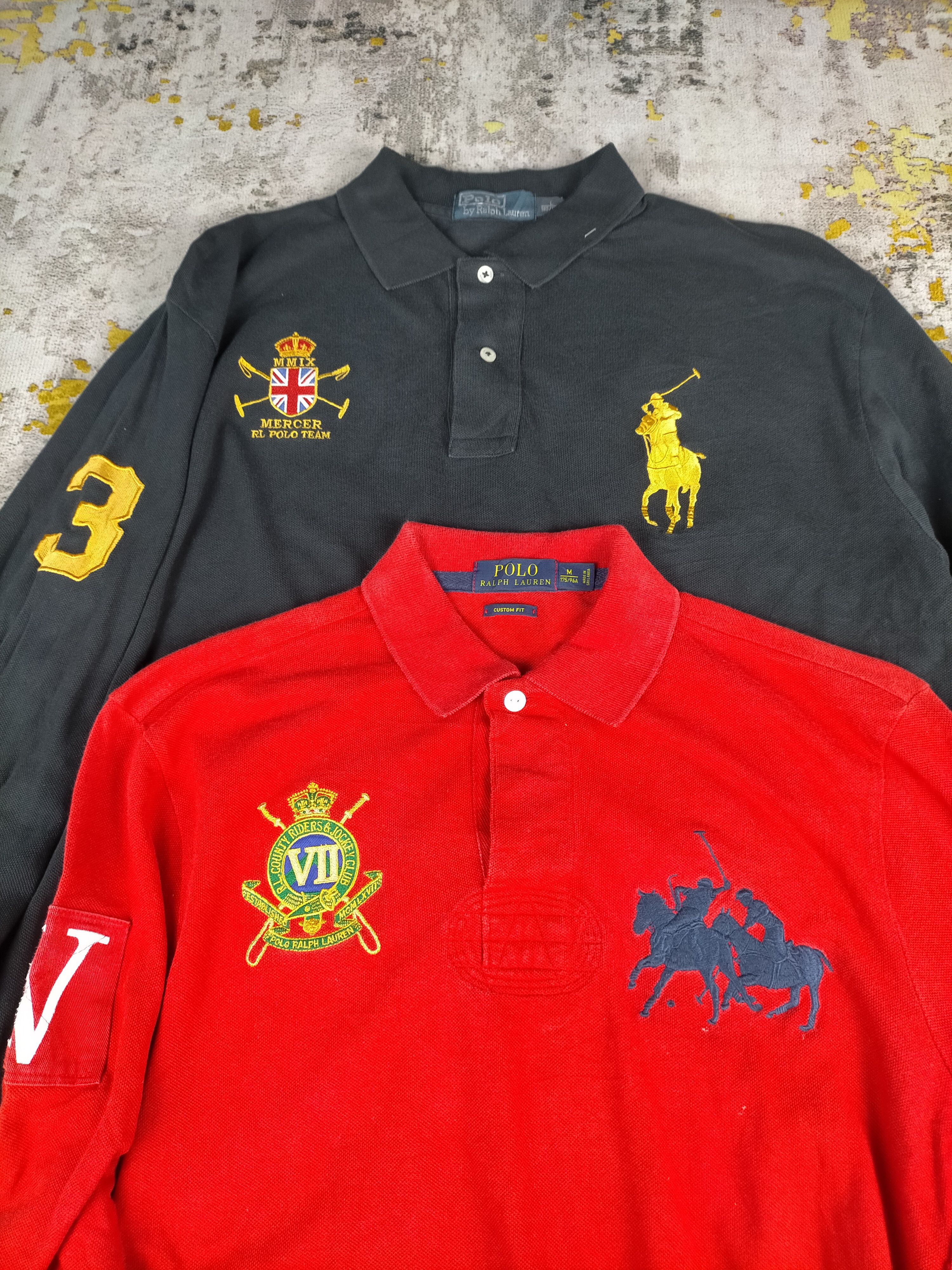 Polo Ralph Lauren 🔥2xBundle Polo Ralph Lauren Red & Black Tshirt Size US M / EU 48-50 / 2 - 1 Thumbnail