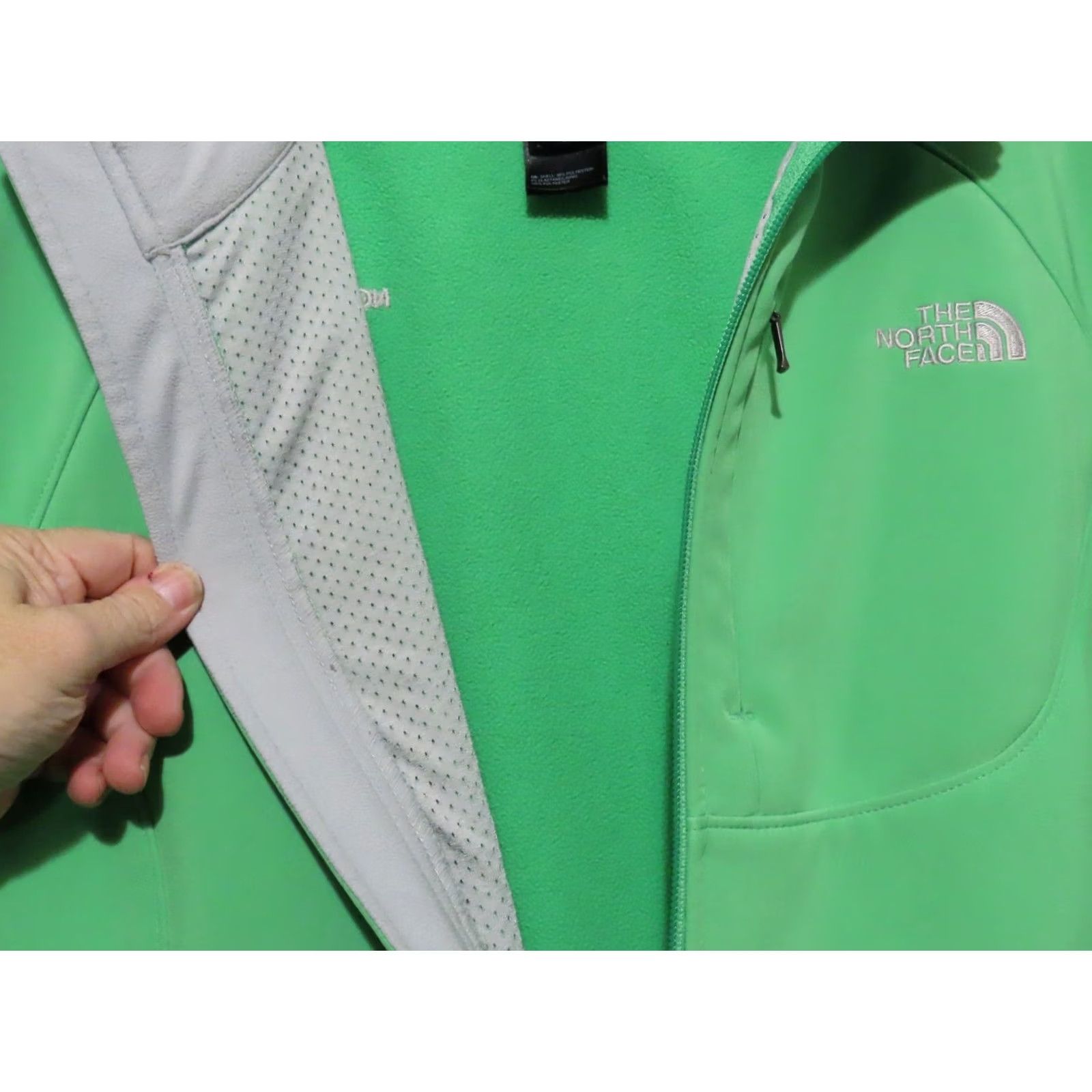 The North Face VINTAGE? The North Face Apex Bionic Jacket Women’s M Lime Green Full Zip Size M / US 6-8 / IT 42-44 - 6 Thumbnail