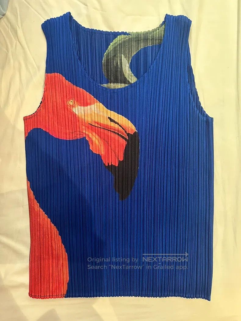 Issey Miyake Issey Miyake Blue Vest Size S / US 4 / IT 40 - 1 Thumbnail