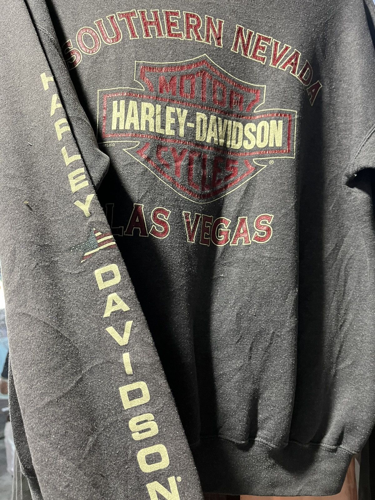 Harley Davidson × Vintage Vintage Harley Davidson Sweatshirt Size US M / EU 48-50 / 2 - 6 Thumbnail