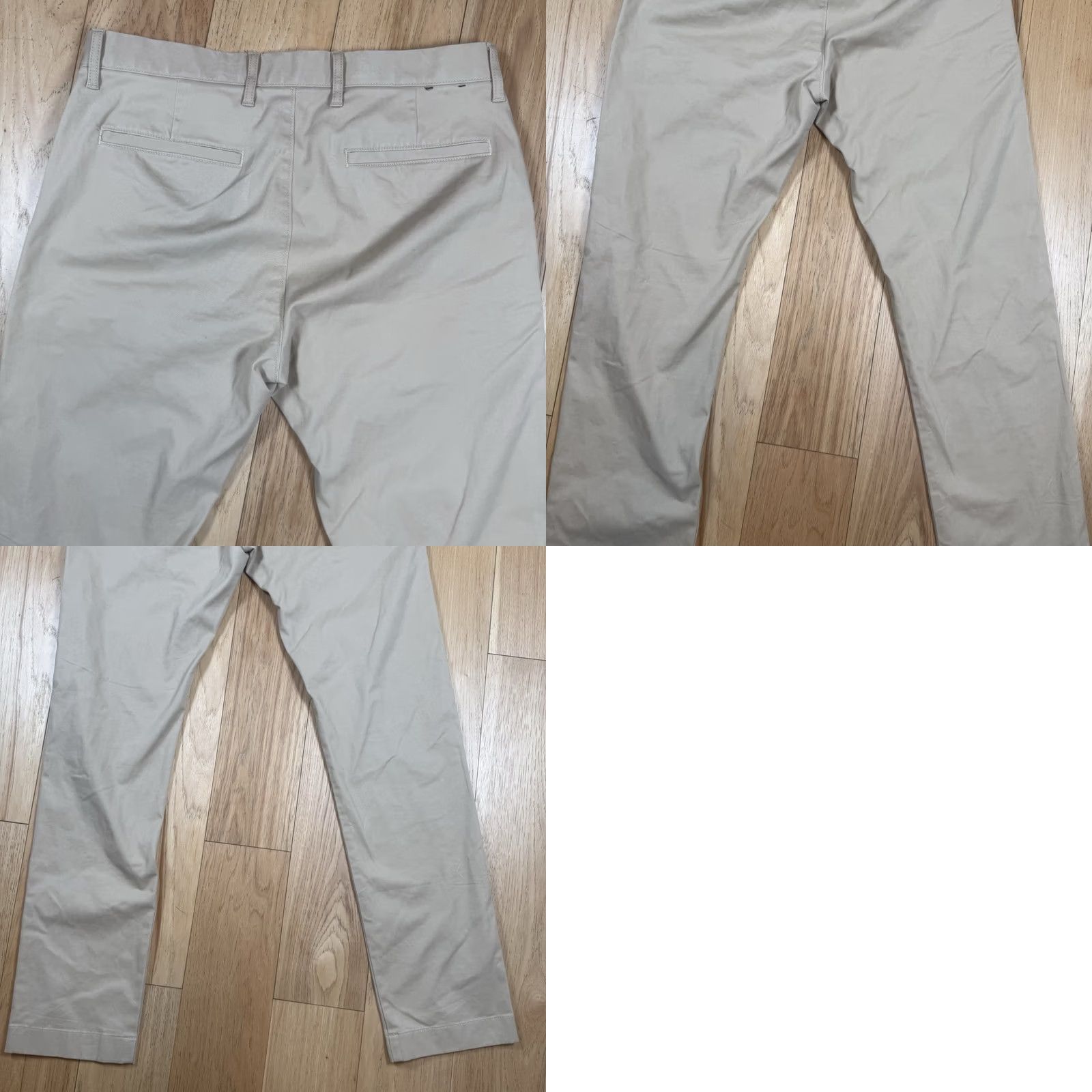 J.Crew J.CREW Chino Pants Mens 32x32 Straight Slim Flex Stretch Cotton Workwear Casual Beige 32 Inseam Slim Leg Style Straight Men's Pants Size US 32 / EU 48 - 8 Thumbnail