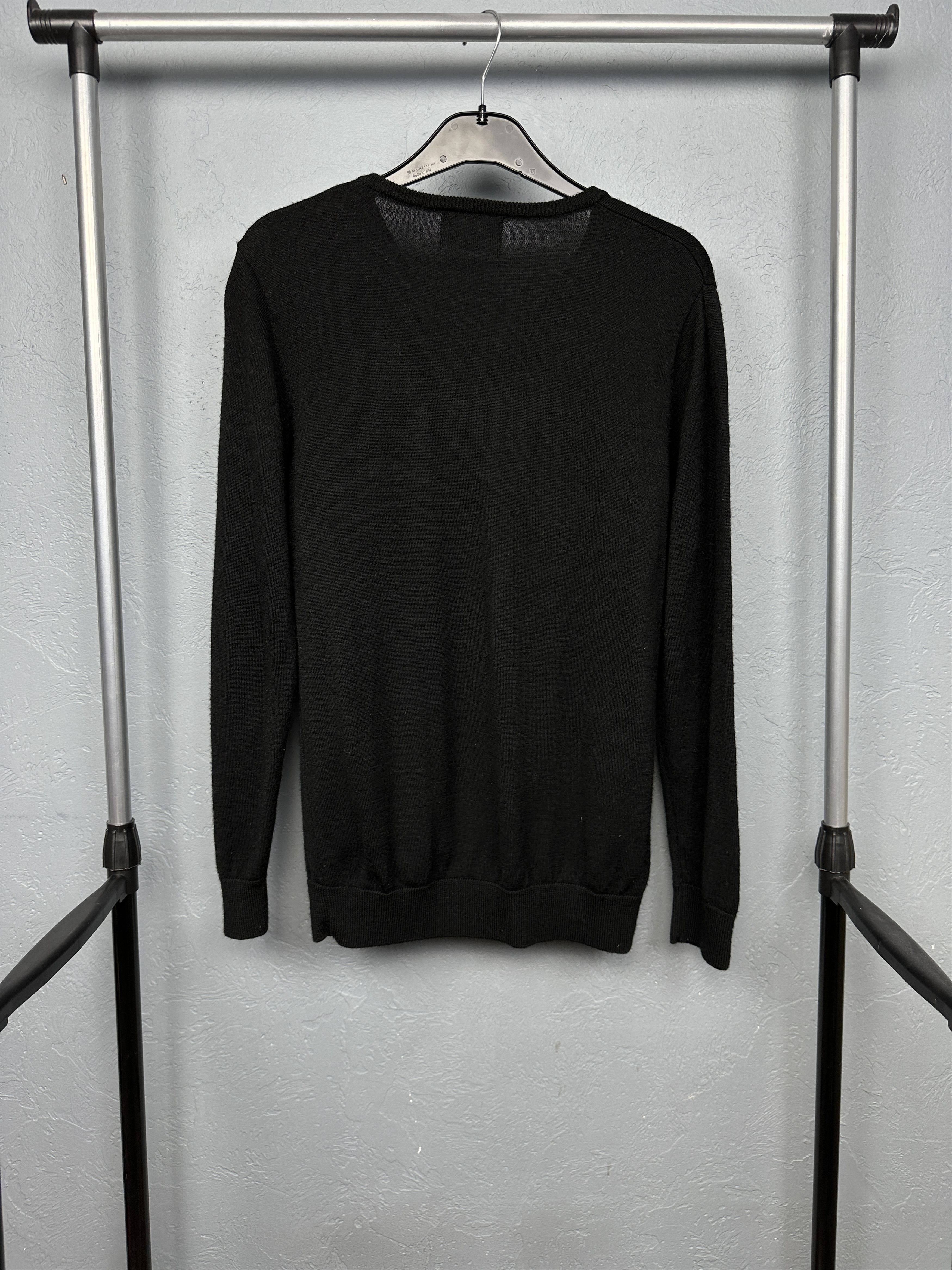 Fred Perry Fred Perry Vintage Mens Merino Wool V-Neck Sweater Size US M / EU 48-50 / 2 - 5 Thumbnail