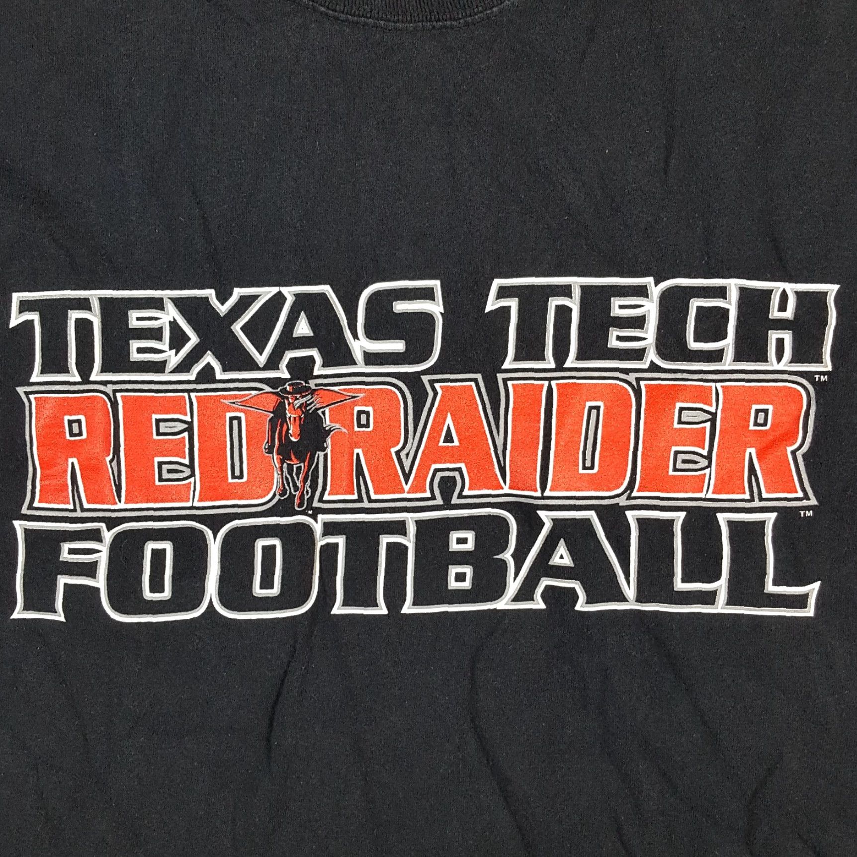 Jerzees VINTAGE Texas Tech Red Raider Football Men's Size S College University T Shirt Size US S / EU 44-46 / 1 - 3 Thumbnail