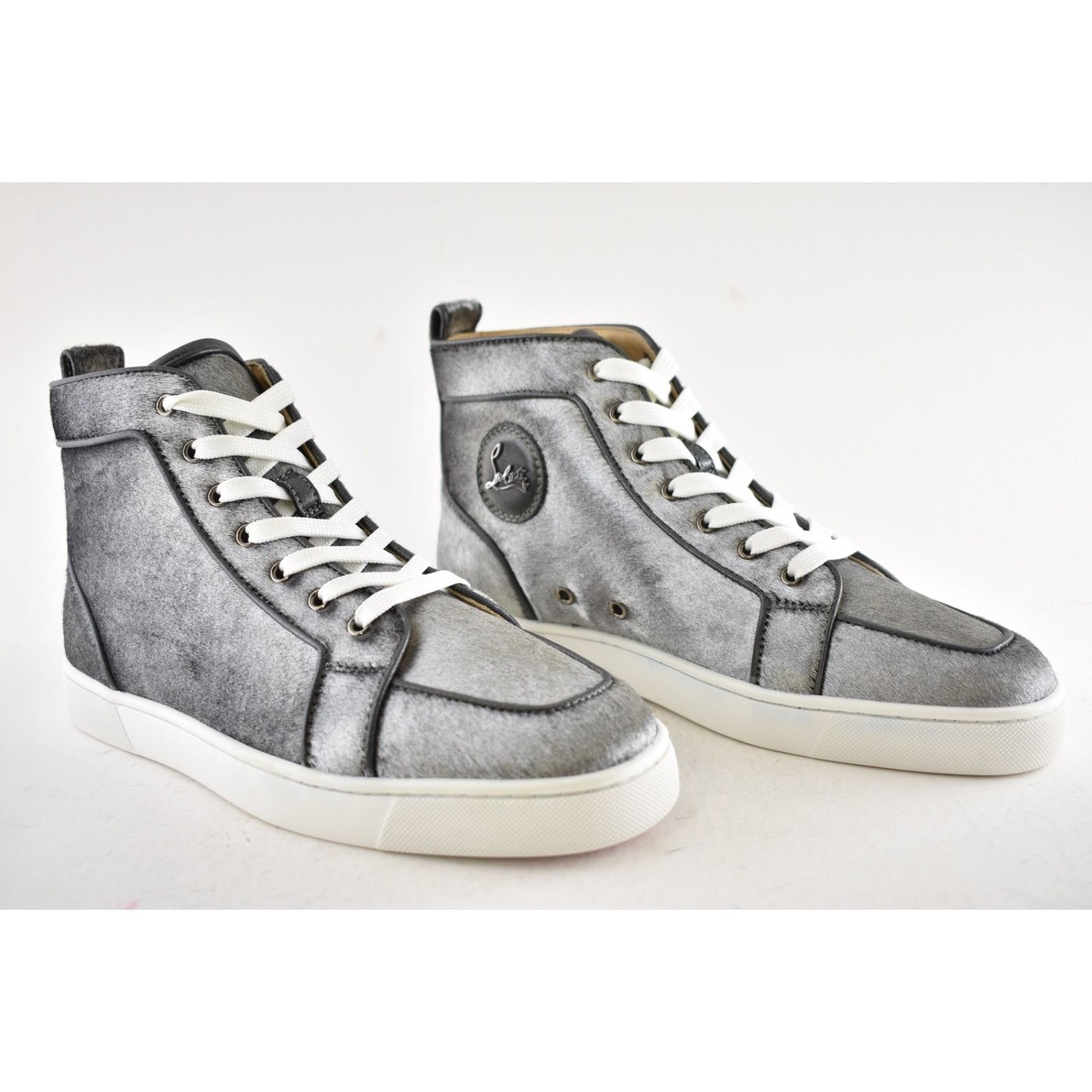 Christian Louboutin Christian Louboutin Mens Rantus Orlato Flat Silver Pony High Size US 11 / EU 44 - 5 Thumbnail
