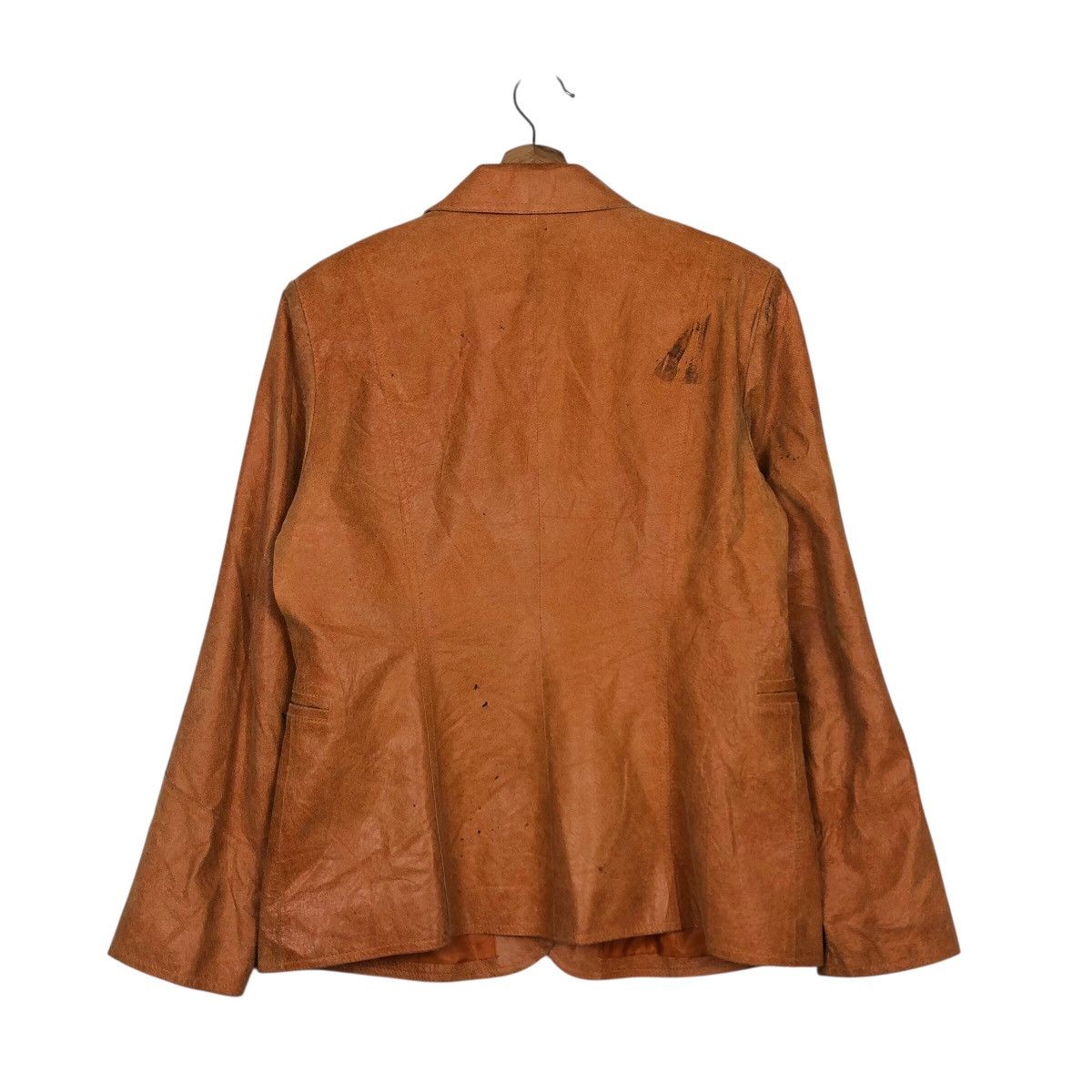 Vintage 📌Vintage Leather Jacket Otto Collection Issey Miyake Size US L / EU 52-54 / 3 - 9 Thumbnail
