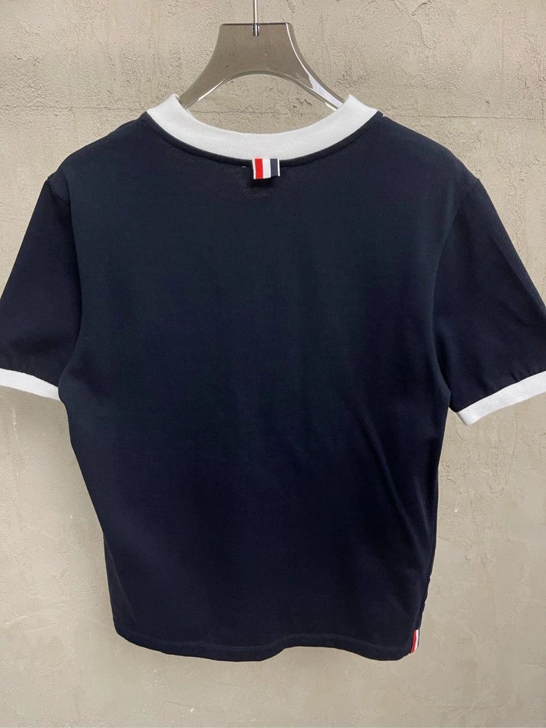 Thom Browne Thom browne Dark blue stitching embroidered button pocket s Size M / US 6-8 / IT 42-44 - 4 Thumbnail
