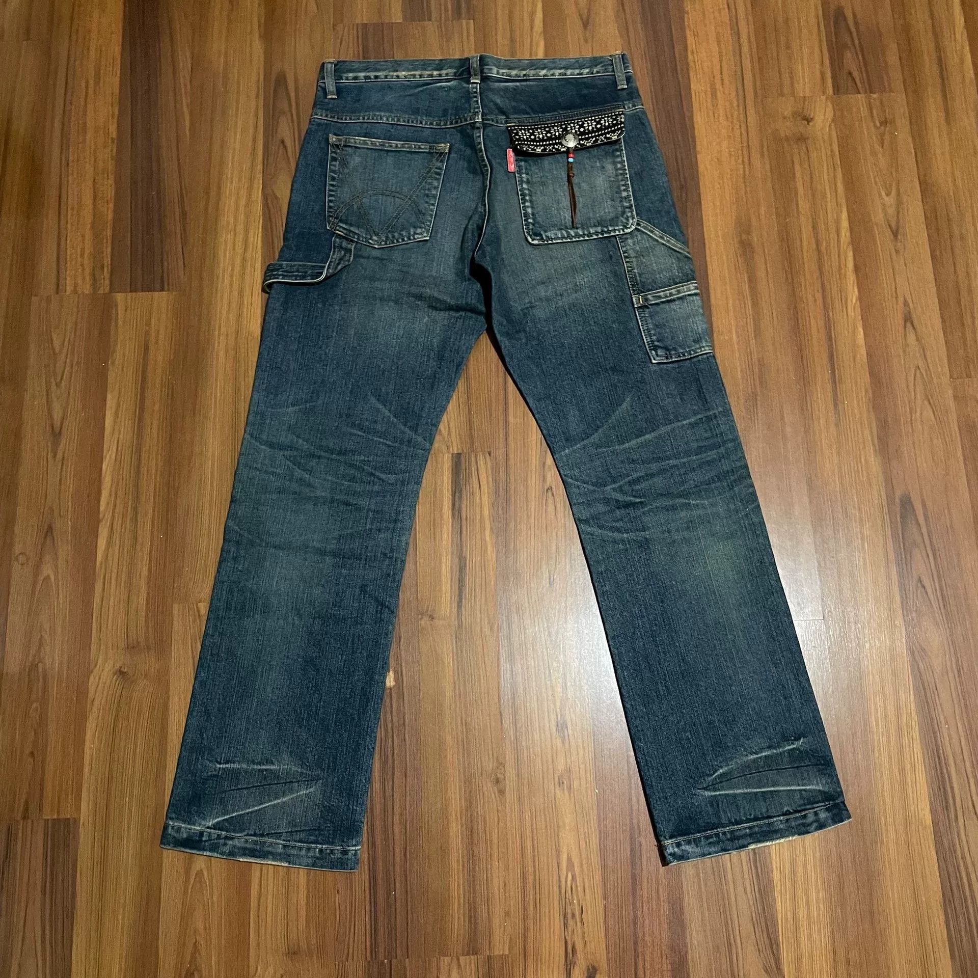 Other REHACER Ethnic Style Washed Jeans Size US 26 / EU 42 - 1 Thumbnail