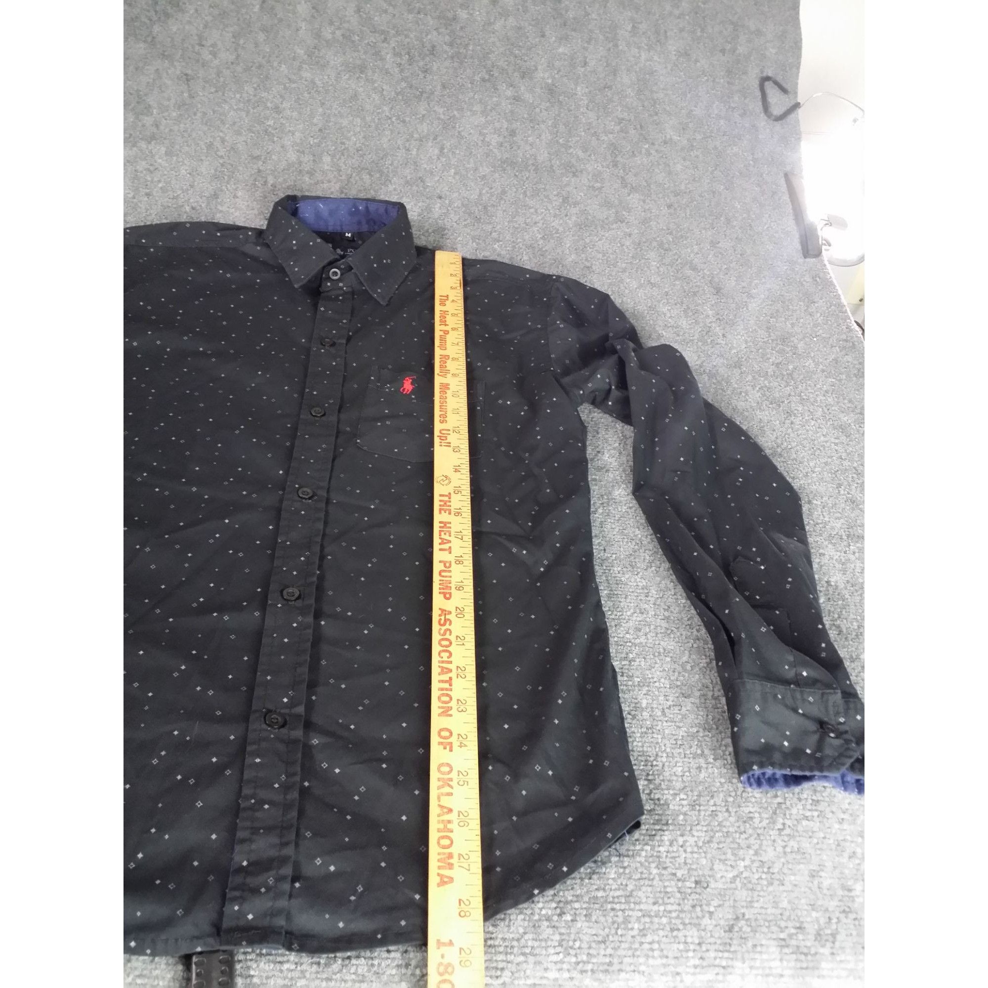 Polo Ralph Lauren Polo Ralph Lauren Button Up Shirt Men Sz M Black Geometric P Size US M / EU 48-50 / 2 - 3 Thumbnail