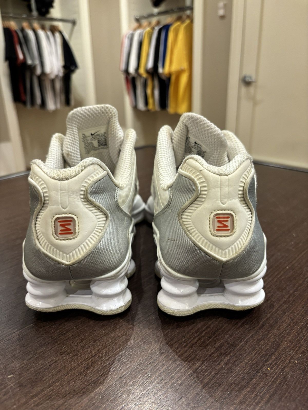 Nike Nike Shox TL ‘White Metallic Silver’ Size US 8.5 / EU 41-42 - 3 Thumbnail