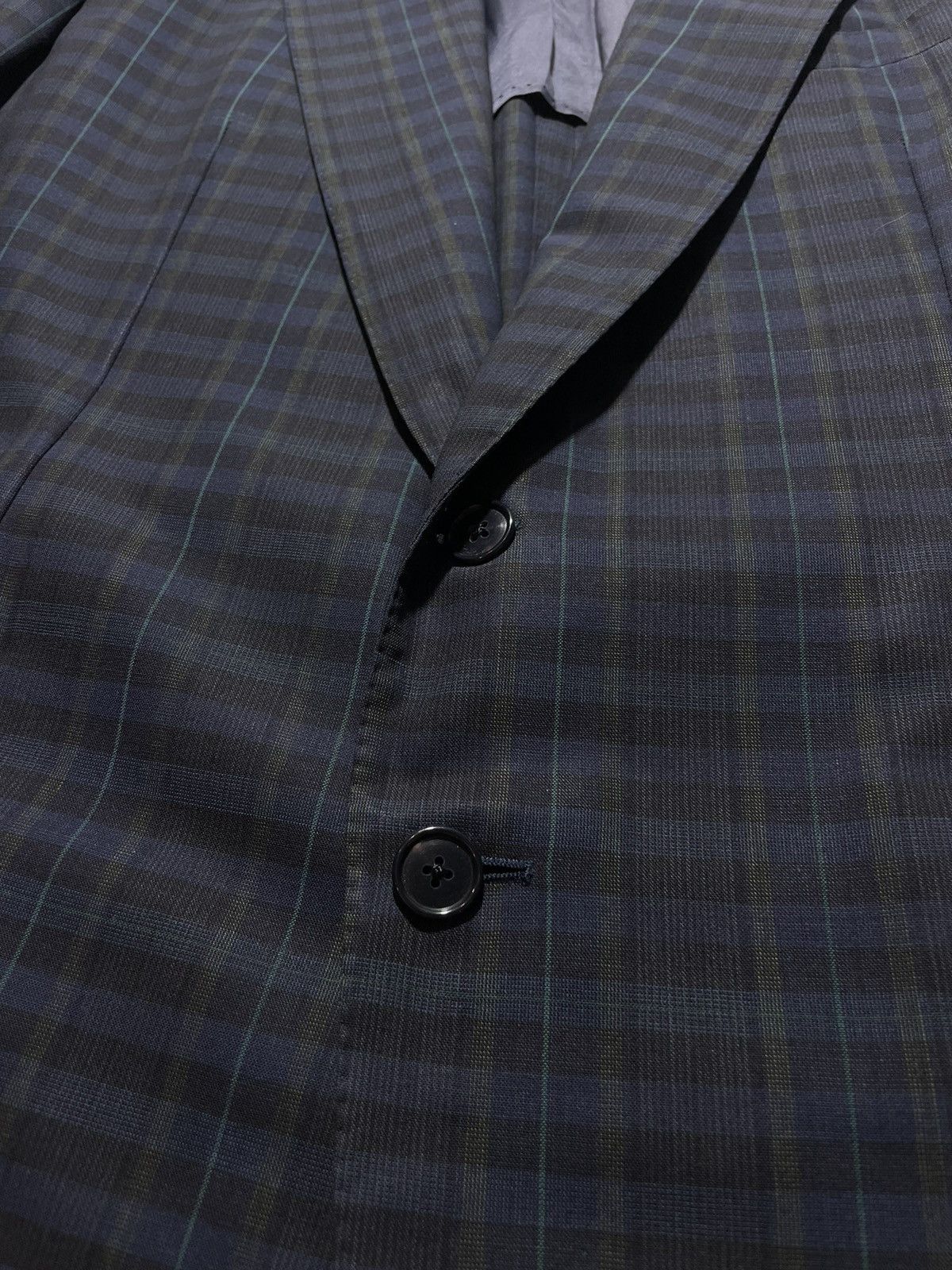 Ermenegildo Zegna Ermenergildo Zegna Plaid Blazer Size 54R - 6 Thumbnail