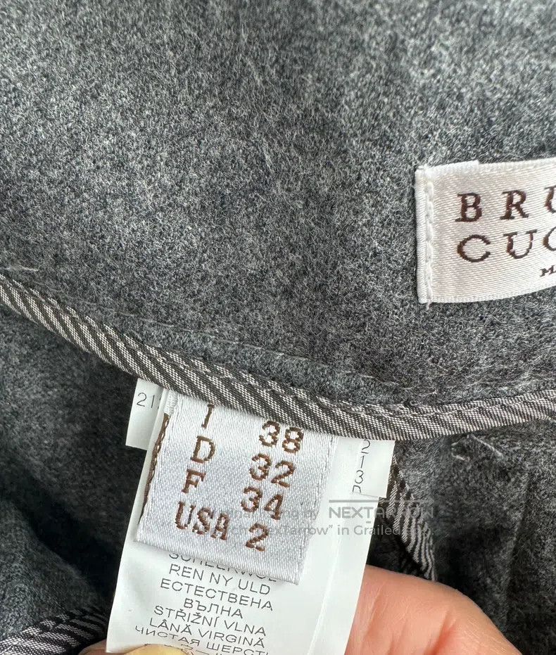 Brunello Cucinelli Brunello Cucinelli Woolen women's trousers Size 25" / US 0 / IT 36 - 6 Thumbnail