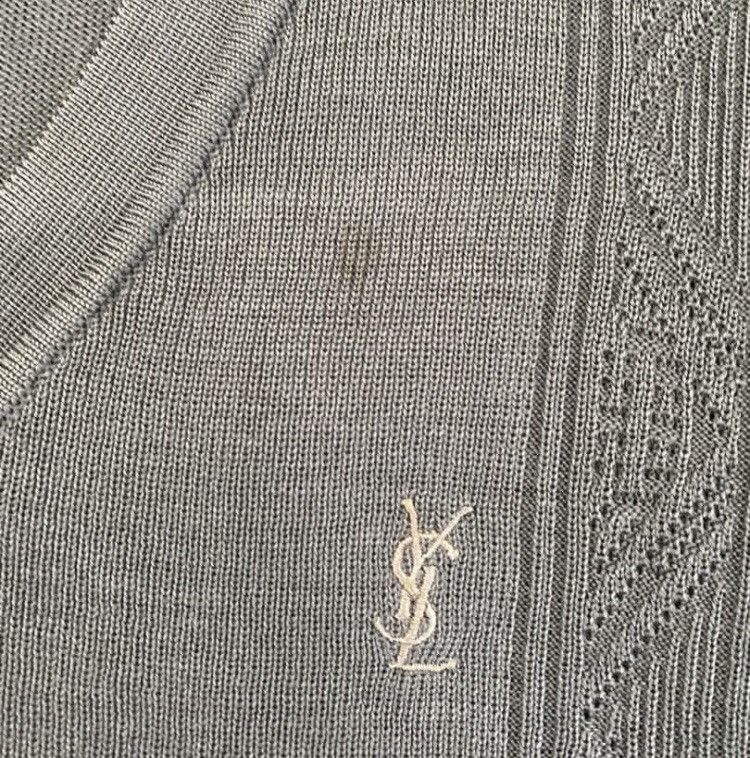 Vintage × Yves Saint Laurent YSL vintage Yves Saint Laurent Vest Knit Size US XL / EU 56 / 4 - 4 Thumbnail