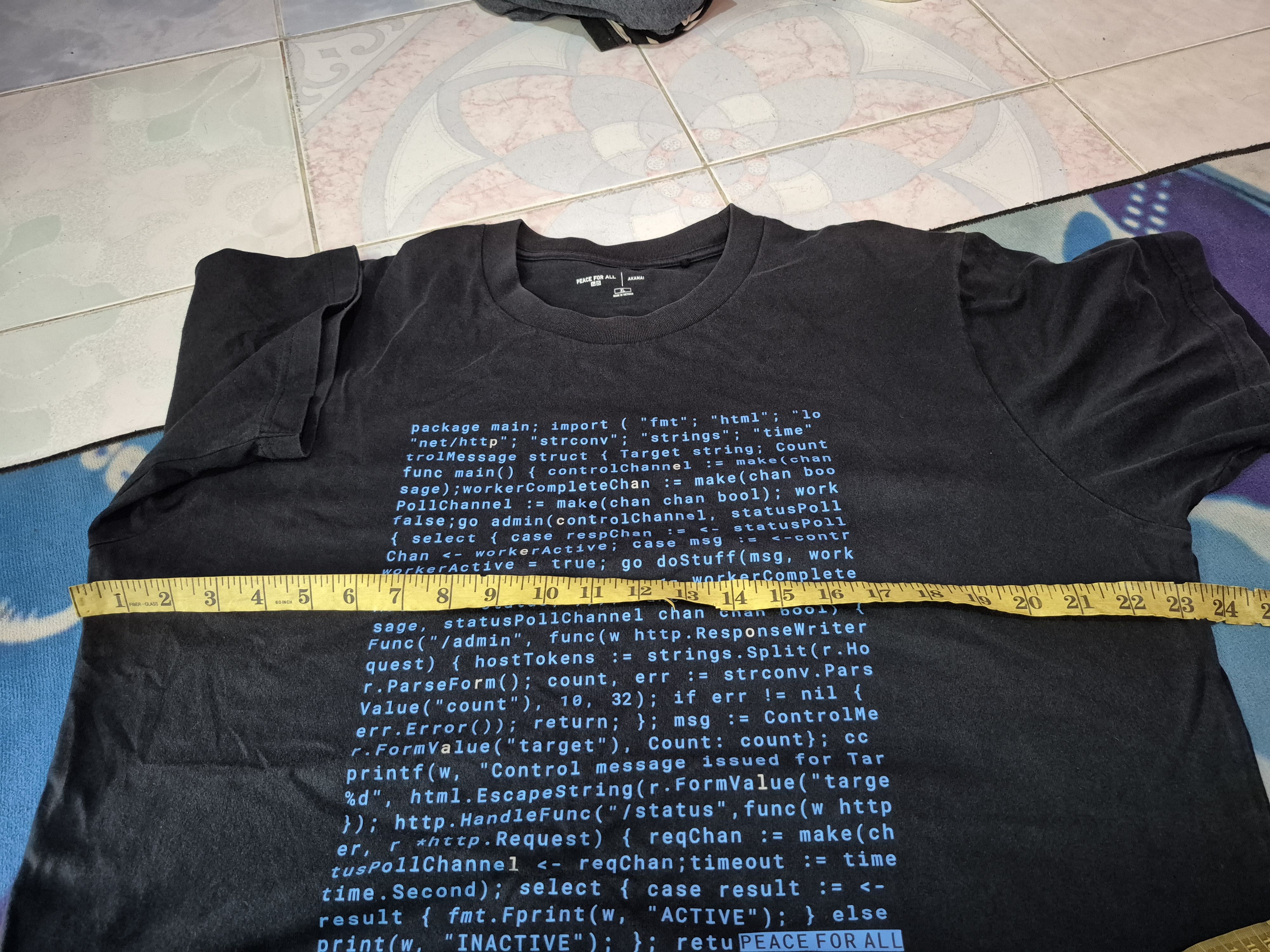 Japanese Brand 🔥 Uniqlo Peace for All Akamai Tee Size US XL / EU 56 / 4 - 8 Thumbnail