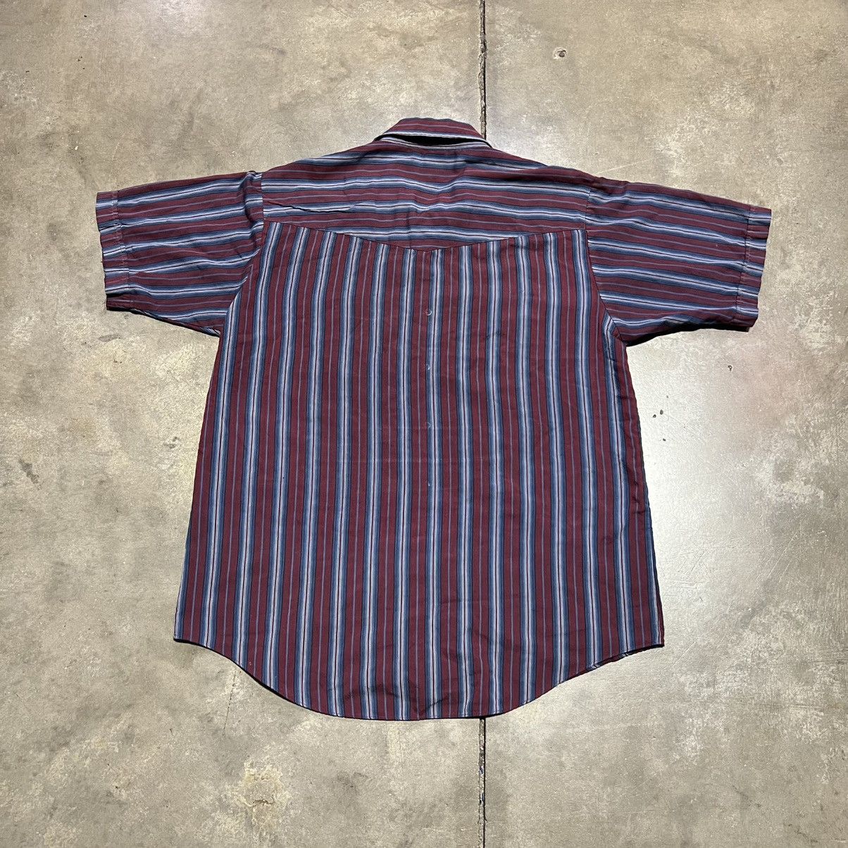 Wrangler Vintage Plains Western Pearl Snap Button Shirt Short Sleeve Size US M / EU 48-50 / 2 - 5 Thumbnail