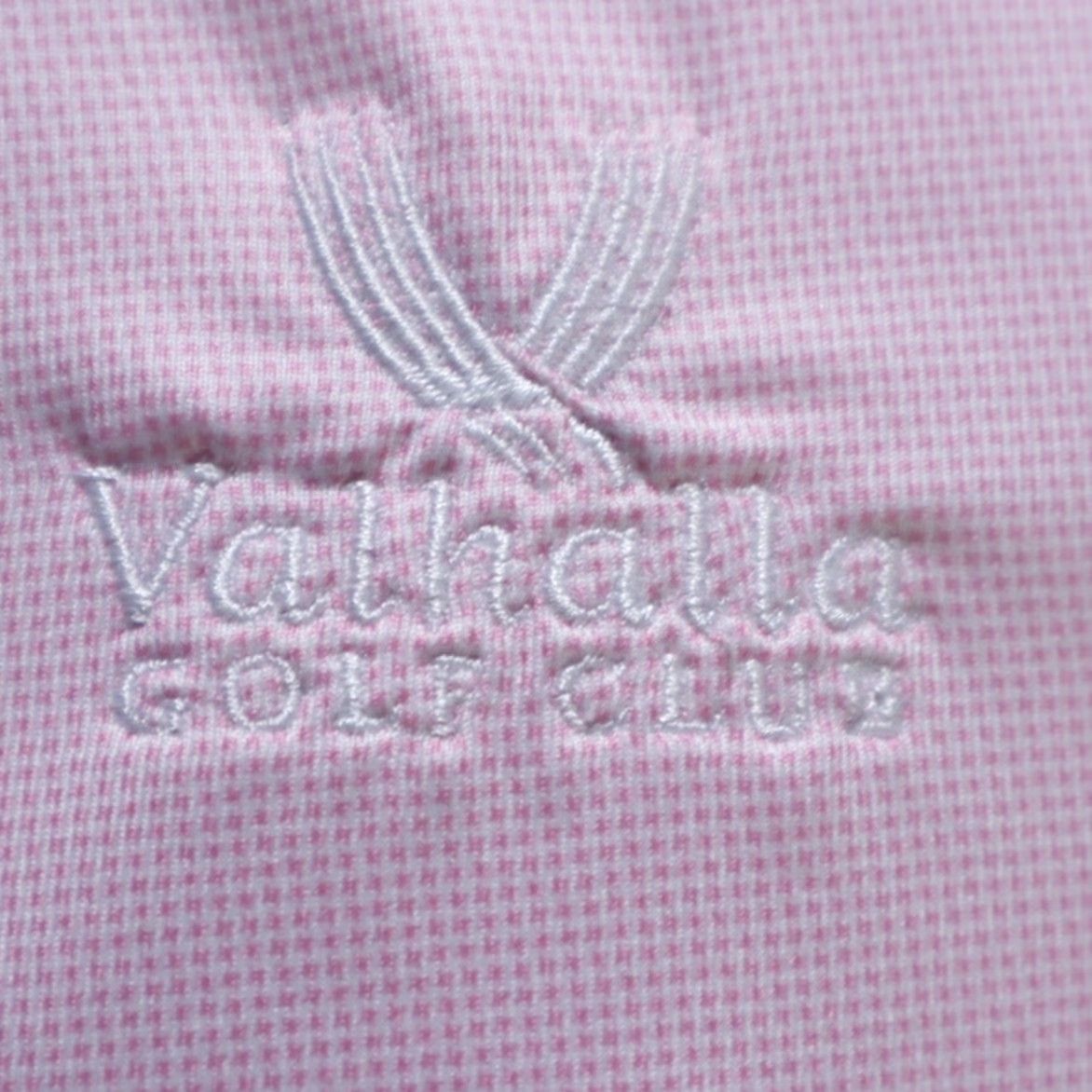 Vintage C. Defoor Valhalla GC High Stretch Polyester Polo Shirt Pink Men's M Shirt Polo Men Pink M Size US M / EU 48-50 / 2 - 6 Thumbnail