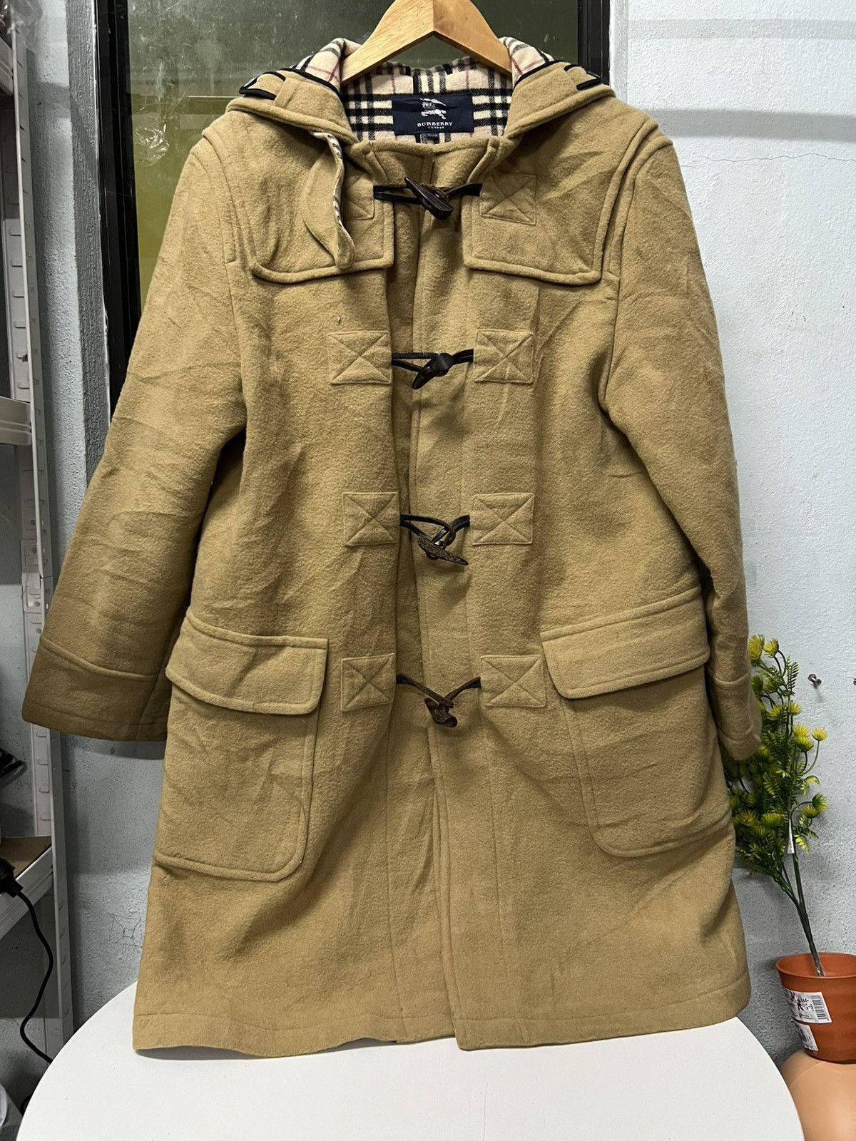 Burberry's(バーバリー) ウールダッフルコート ネイビー サイズ