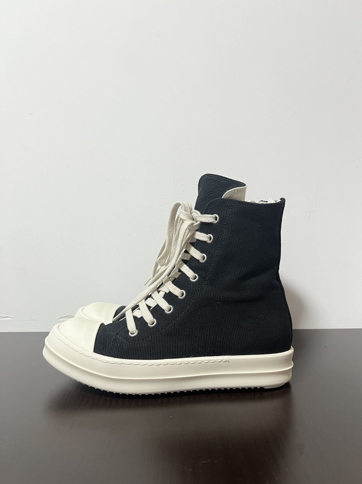 Rick Owens Drkshdw Rick owens ramones high top sneakers sz 36 Size US 6 / IT 36 - 2 Thumbnail