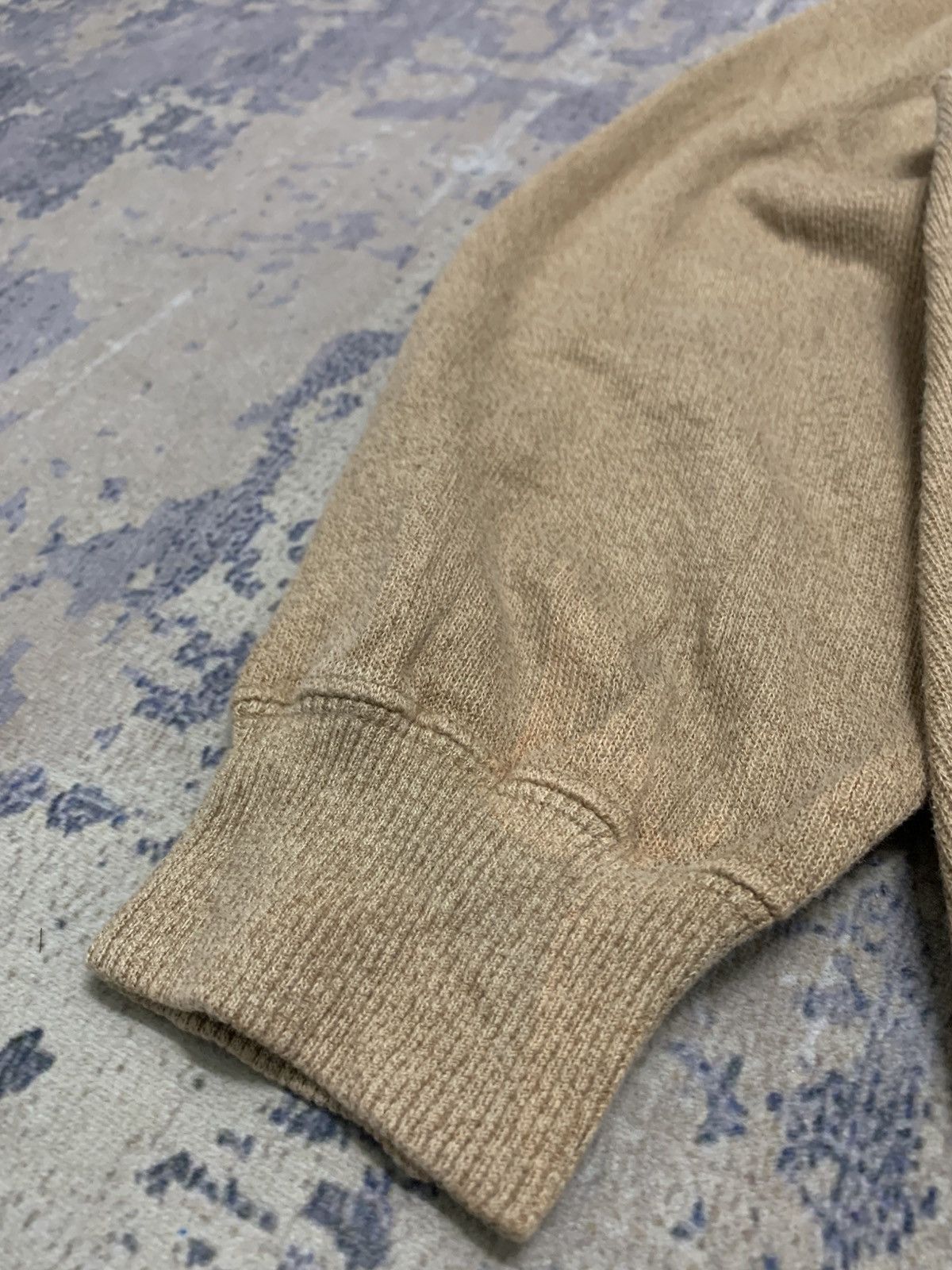 Japanese Brand Vintage 90s U.P. Renoma Uniforme Prestige Sweatshirt Tan M Size US L / EU 52-54 / 3 - 4 Thumbnail