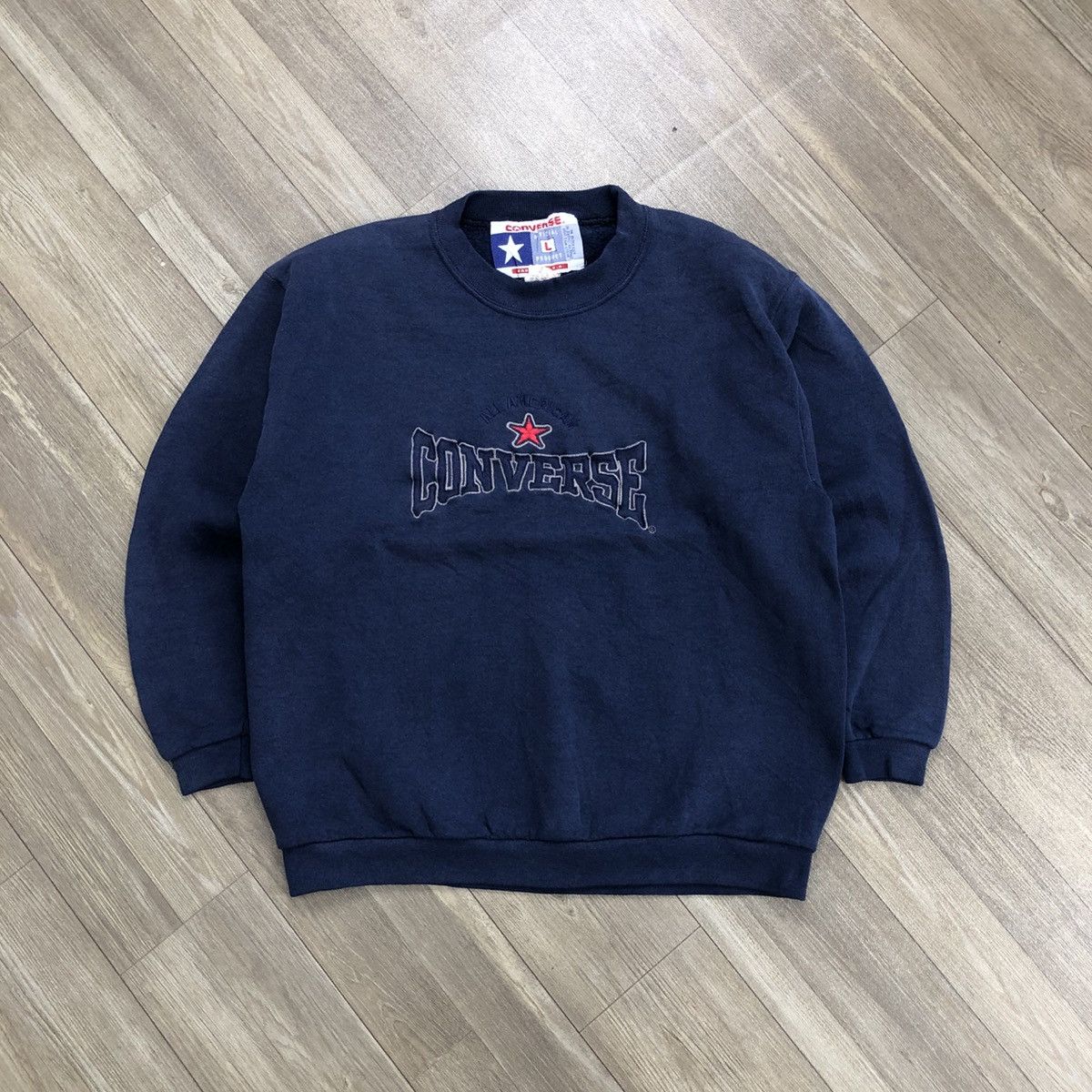 Converse × Vintage Rare Vintage Converse All American Made in USA Sweatshirt Size US XXS / EU 40 - 1 Thumbnail