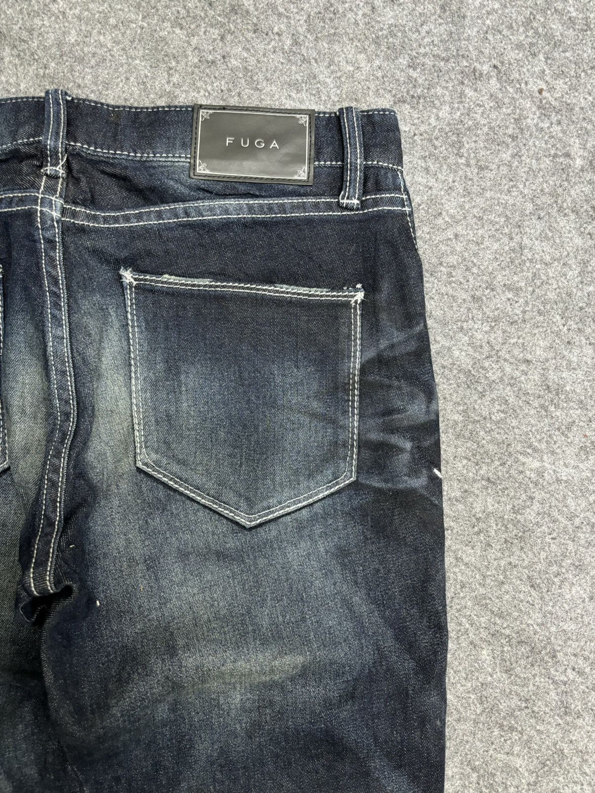Seditionaries 💥Crazy Fades💥Archival Artisanal FUGA Skinny Fit Denim F570 Size US 31 - 14 Thumbnail