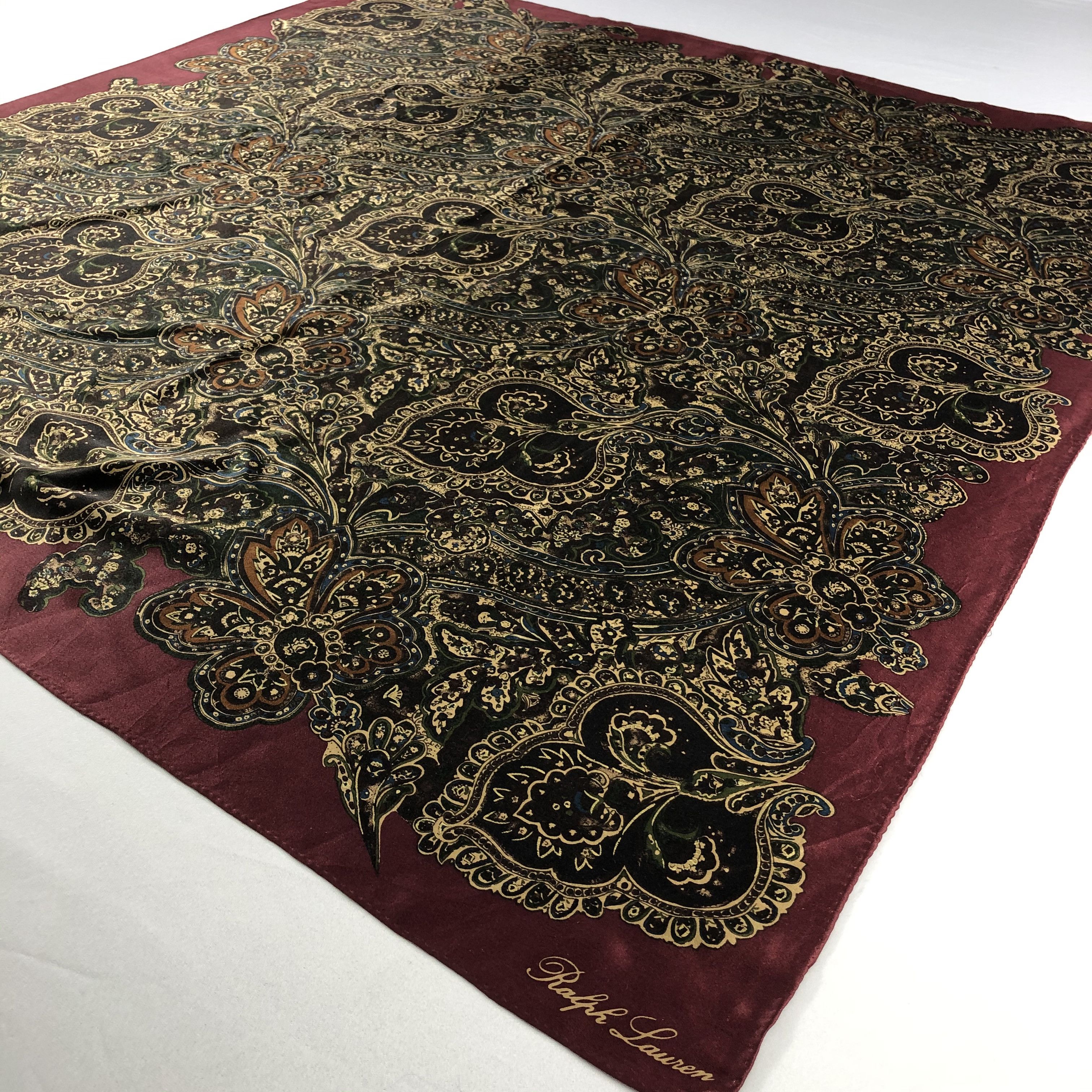 Ralph Lauren Vintage Ralph Lauren Silk Scarf Size ONE SIZE - 3 Thumbnail