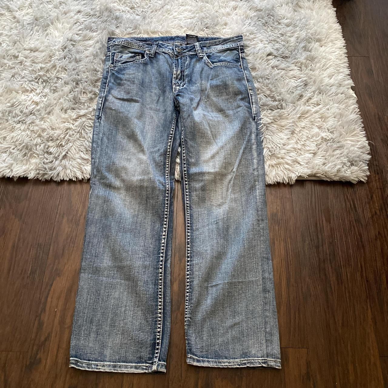 Vintage Vintage acid wash jeans Size US 32 / EU 48 - 1 Thumbnail